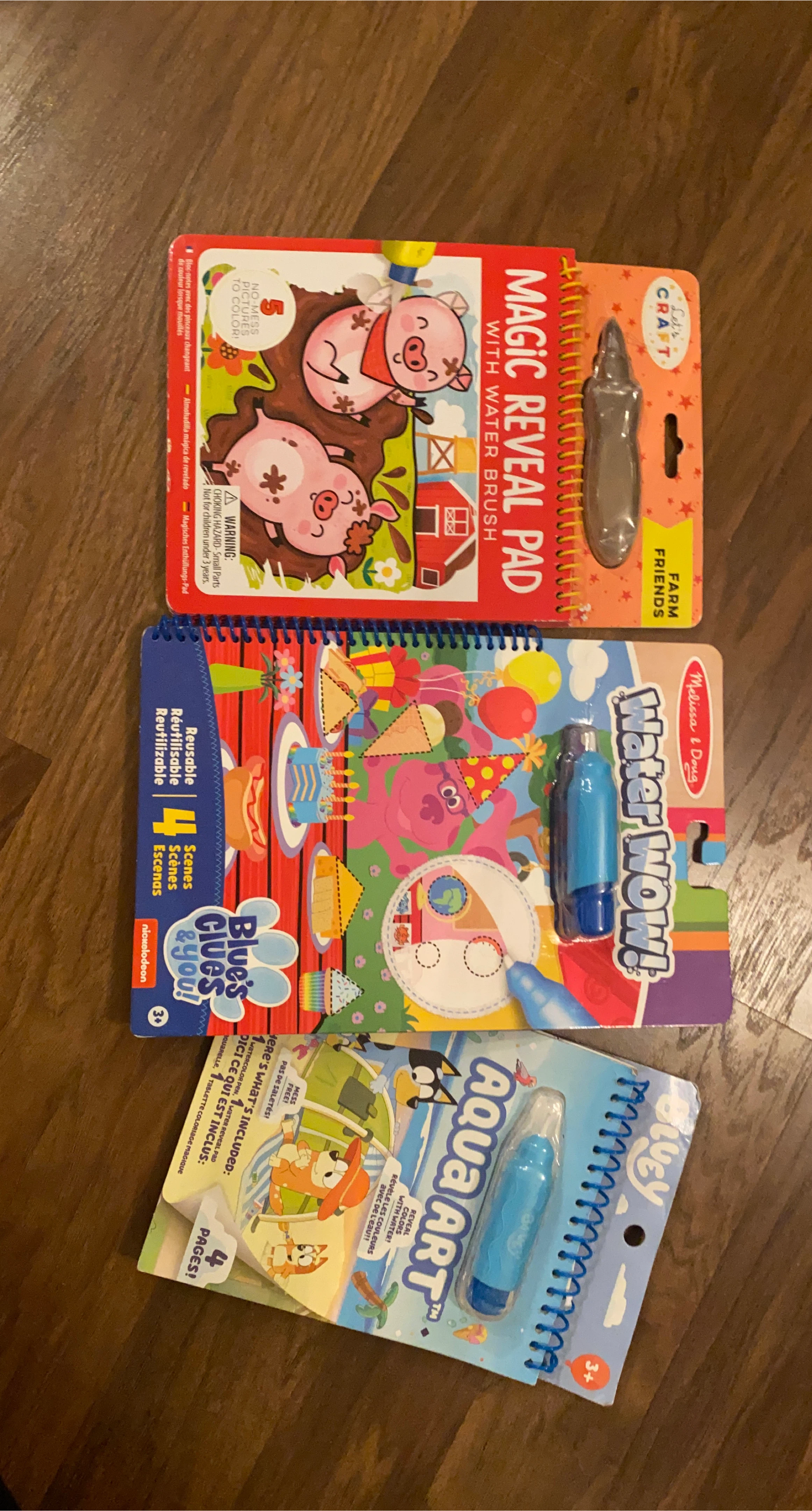 Kids Water Reveal Colouring Books Bundle