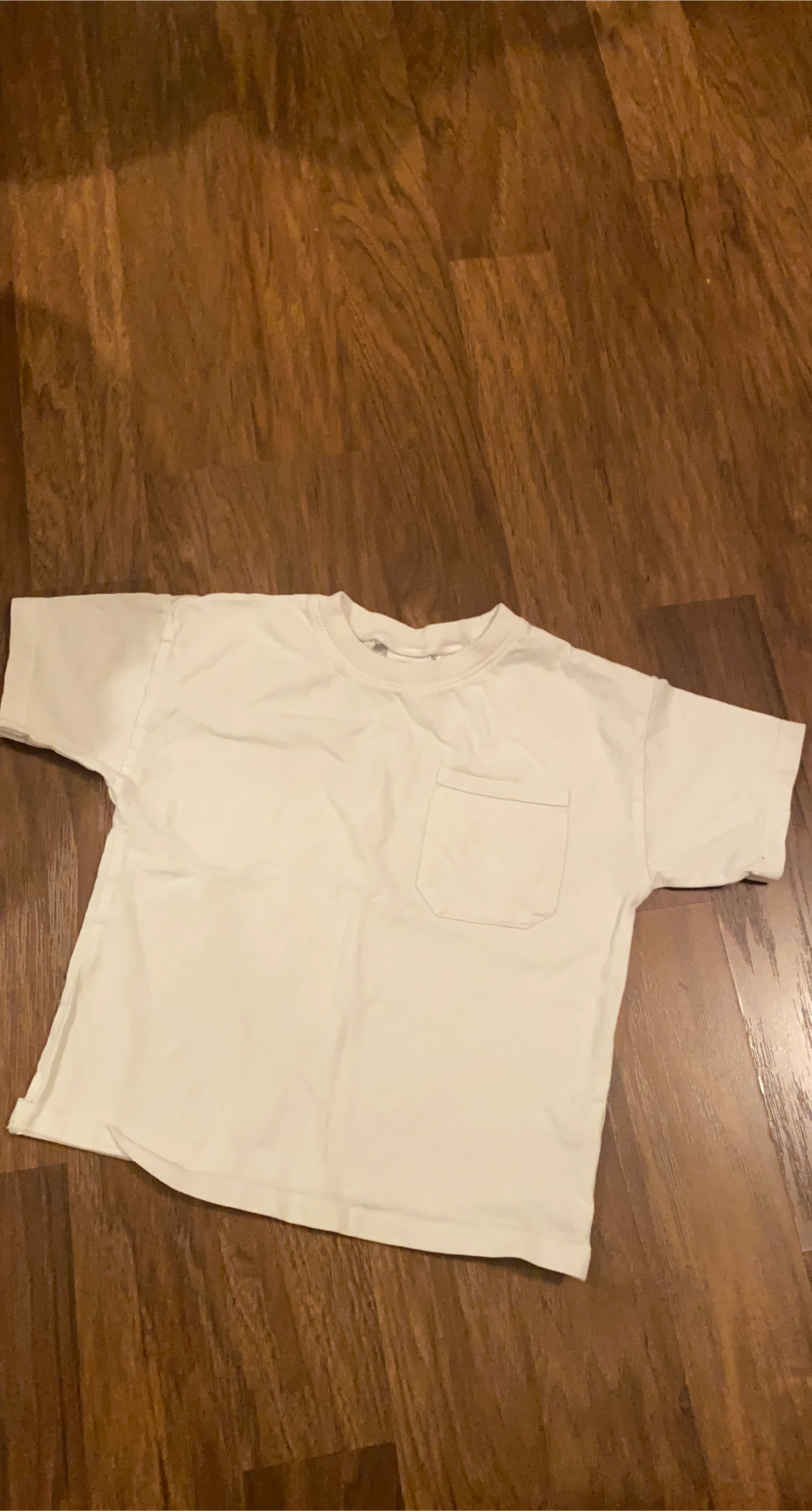 Zara White Pocket T-Shirt