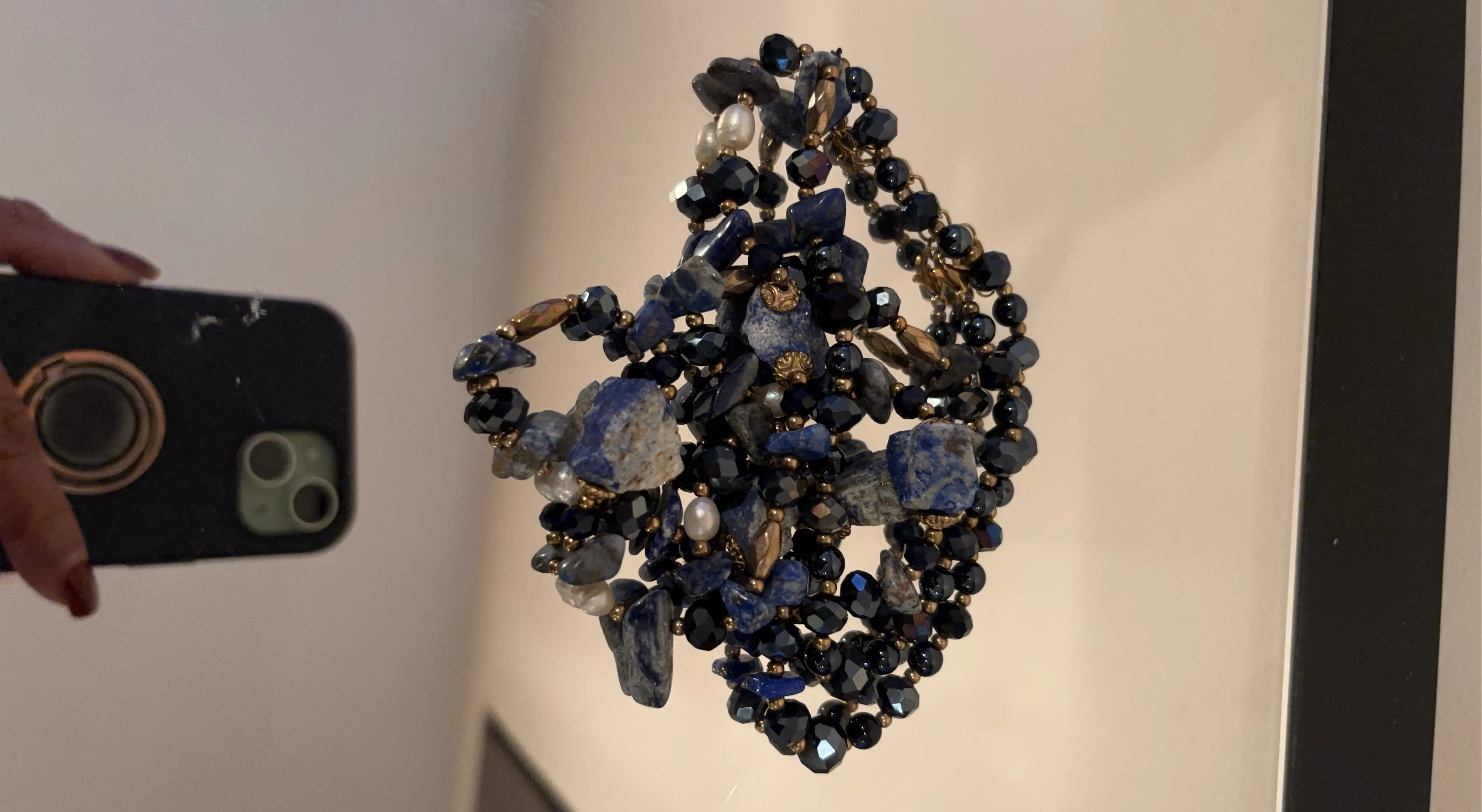 Lapis Lazuli Beaded Bracelet
