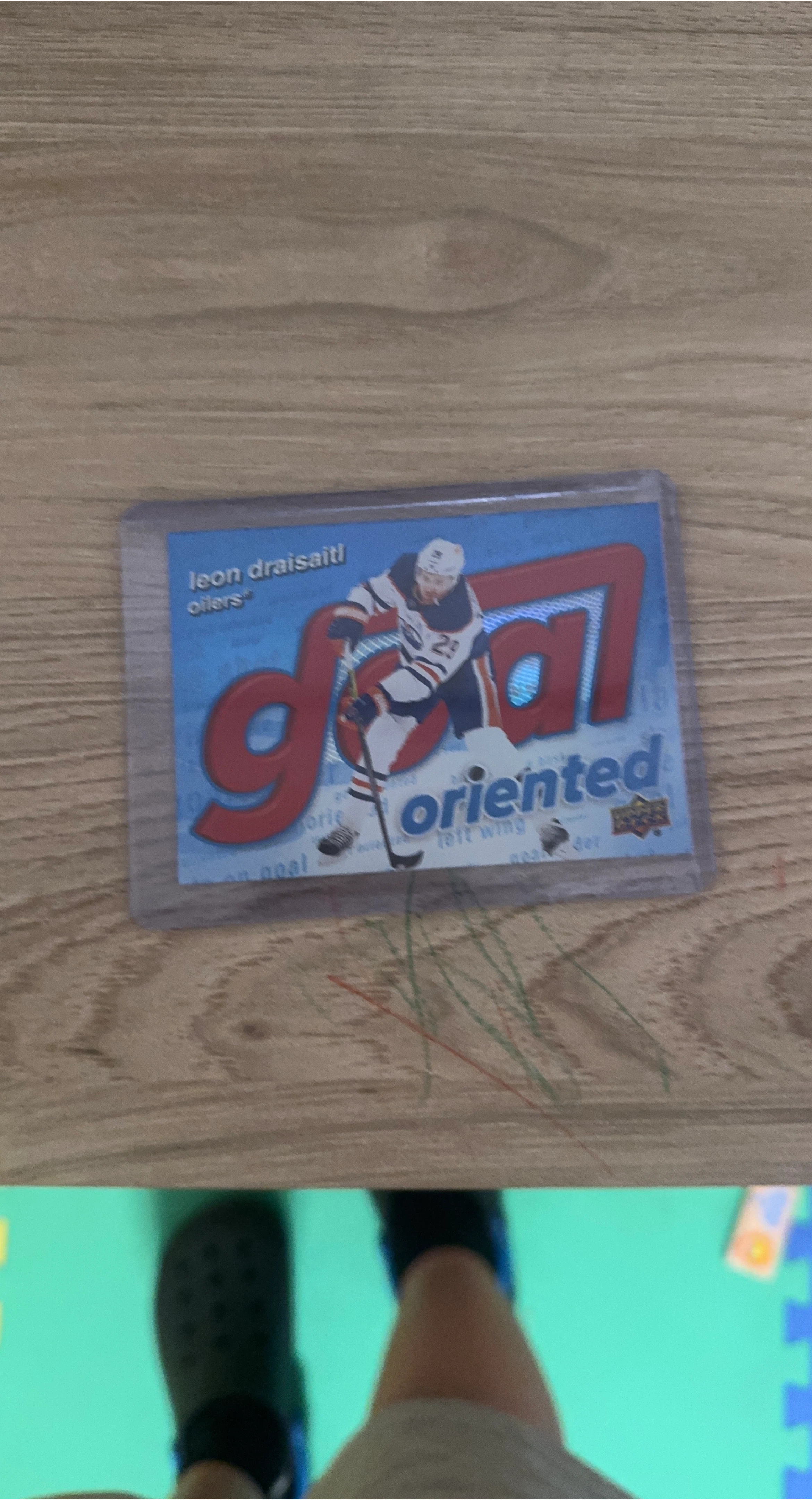 Leon Draisaitl Oilers Goal Oriented Card