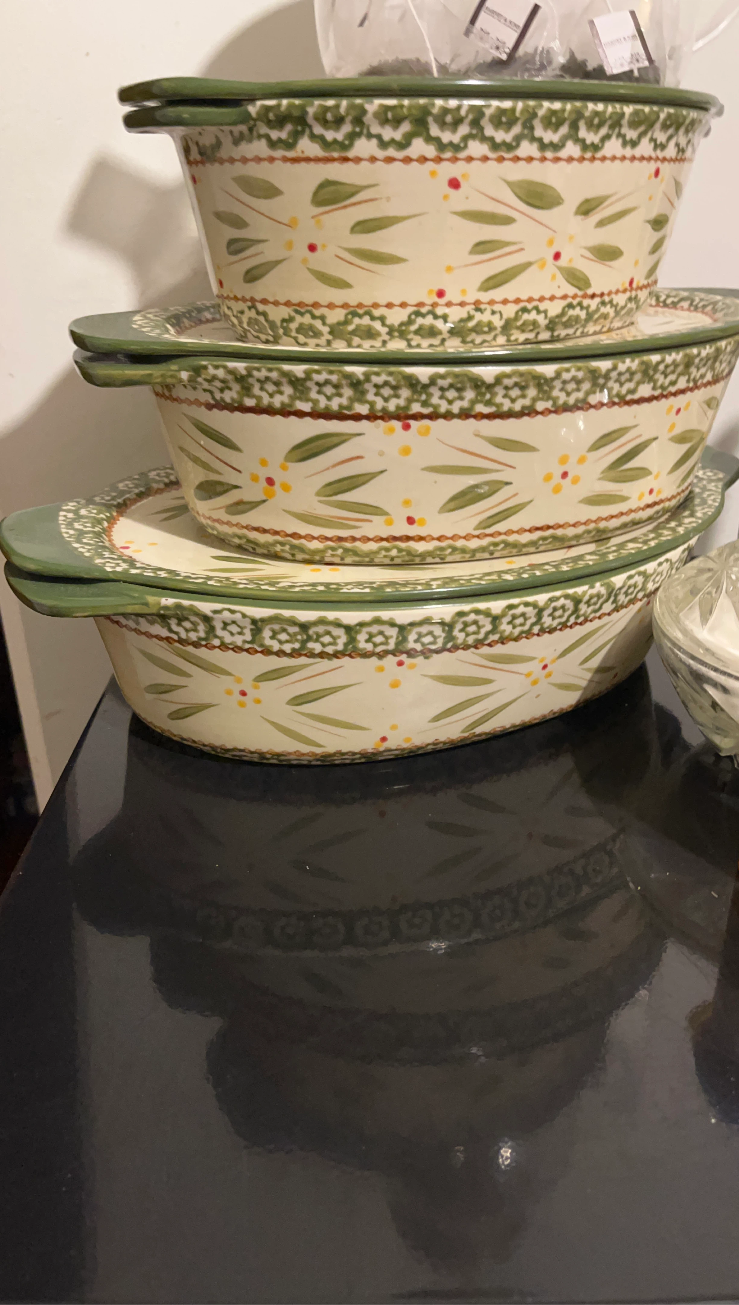 Ceramic Serving Bowls - Set of 3