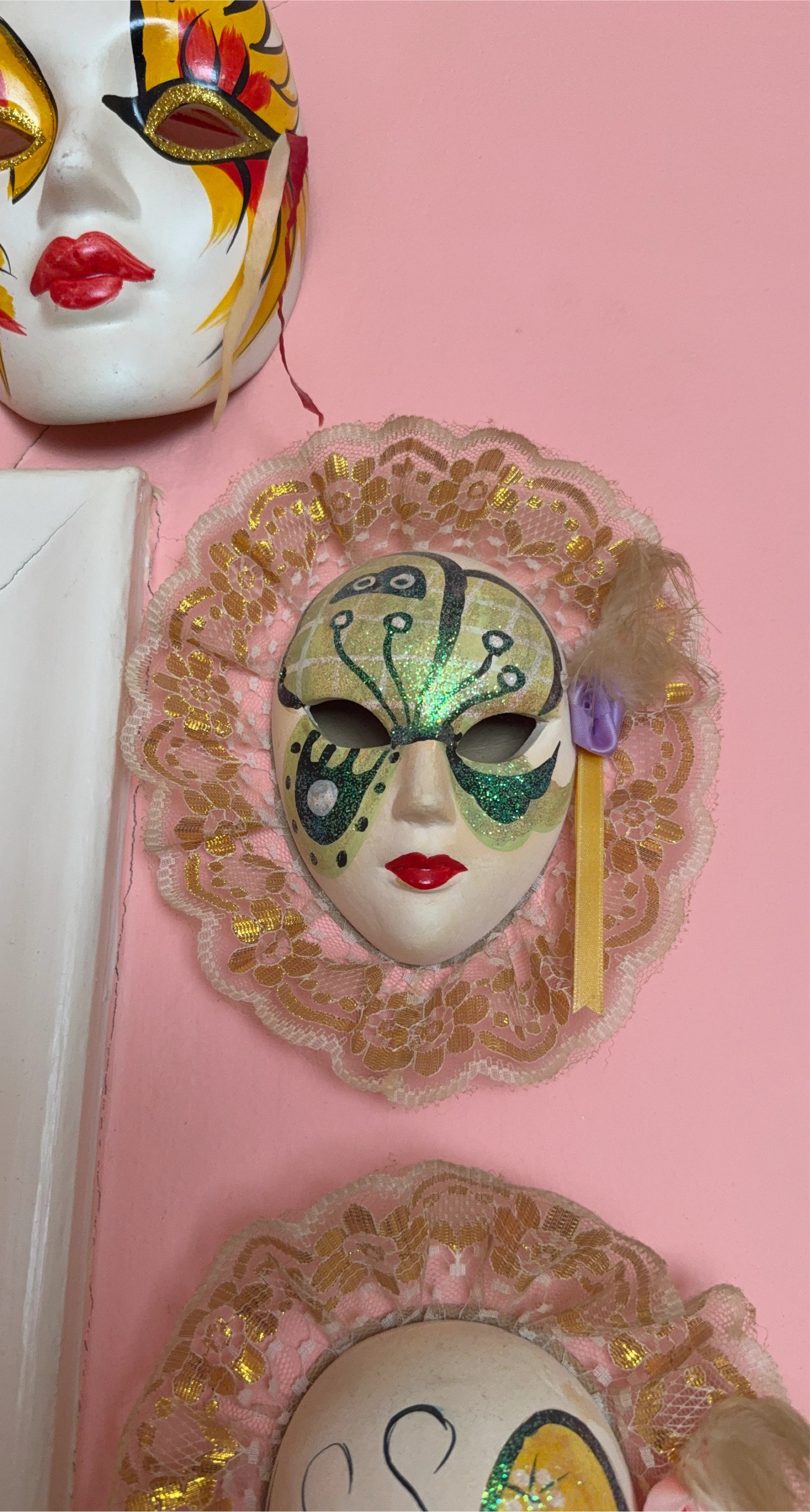 Decorative Venetian Style Gypsum Masks