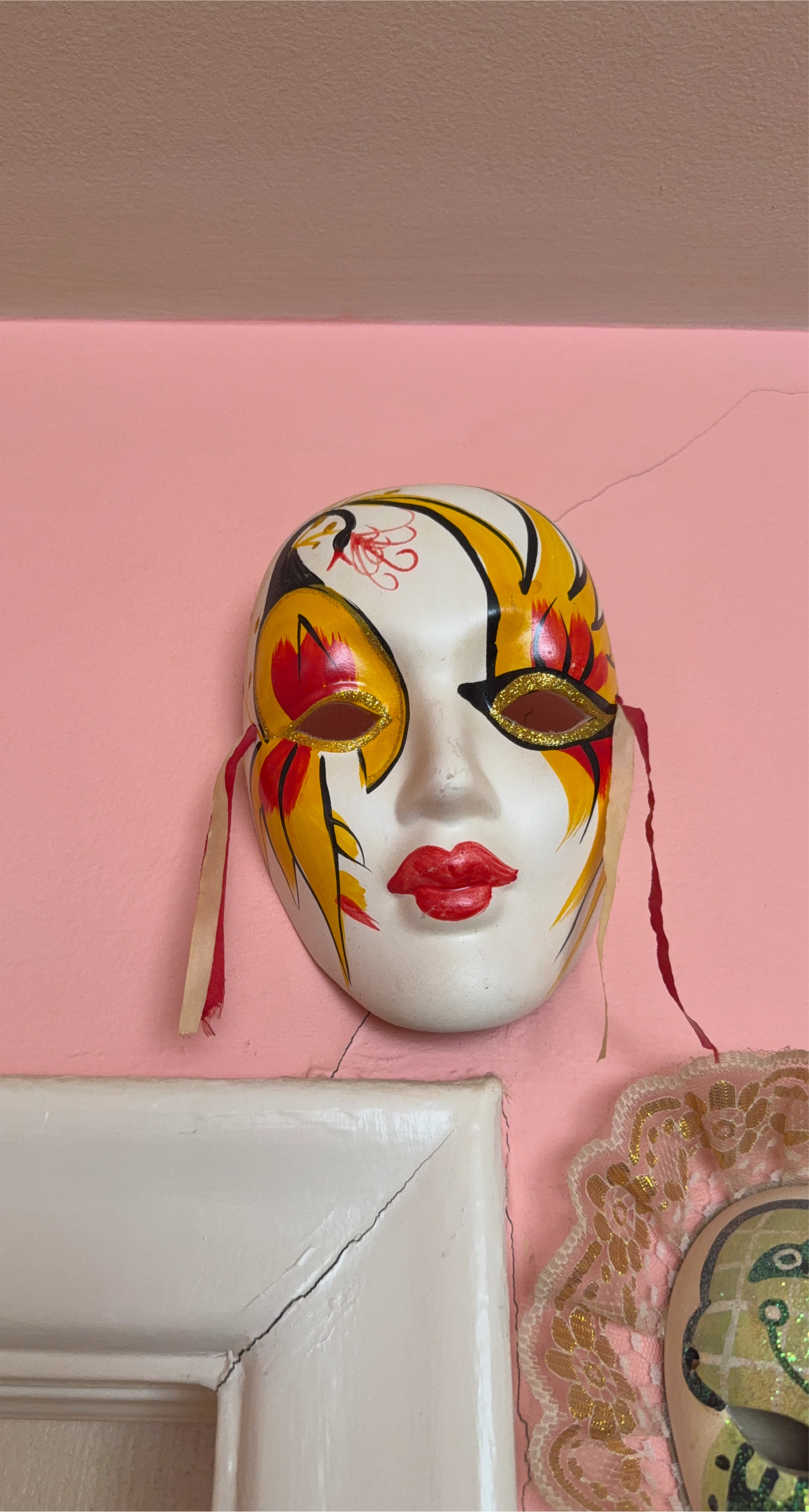 Venetian Style Gypsum Decorative Wall Mask