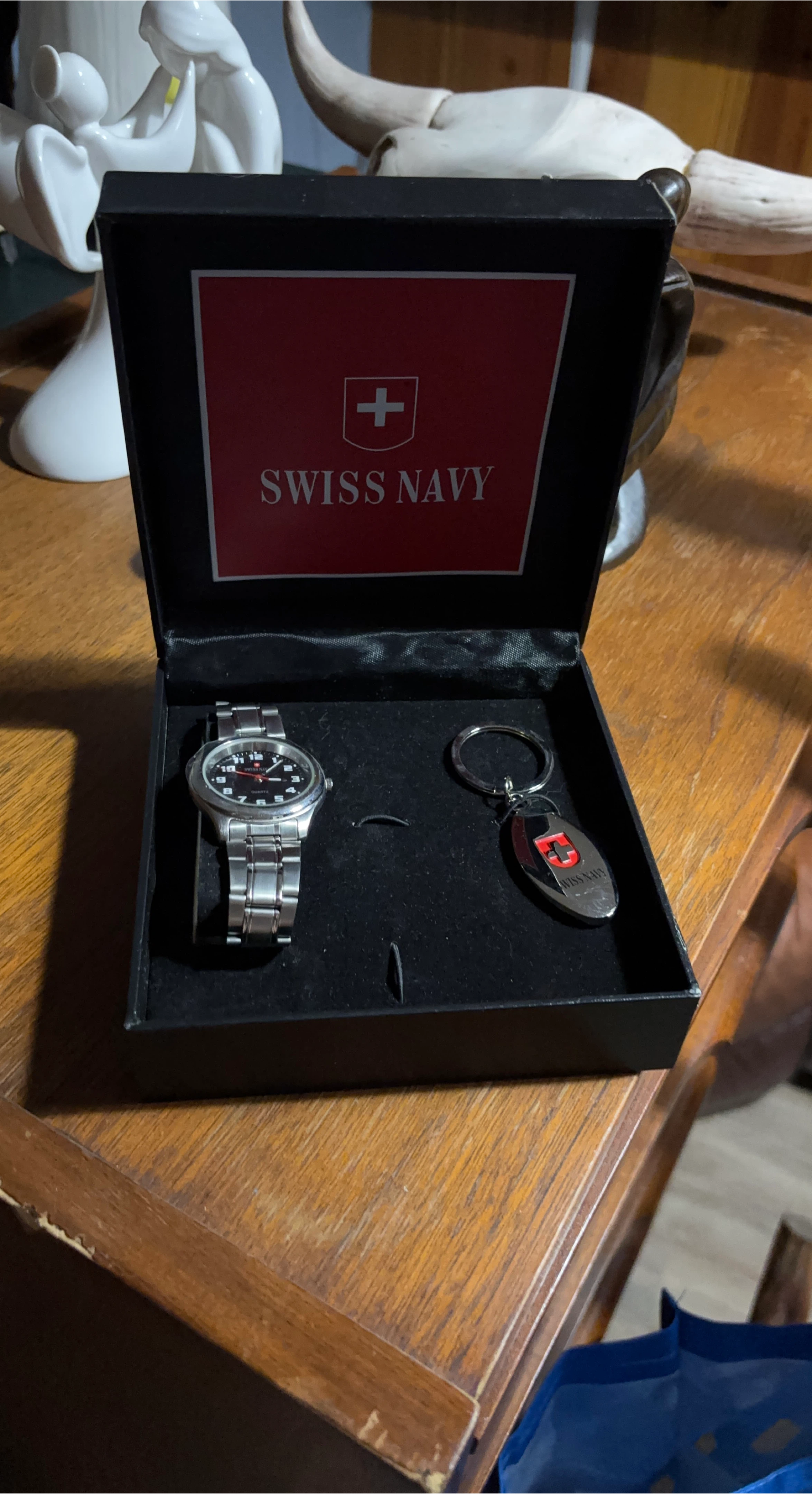 Swiss Navy Watch with Keychain