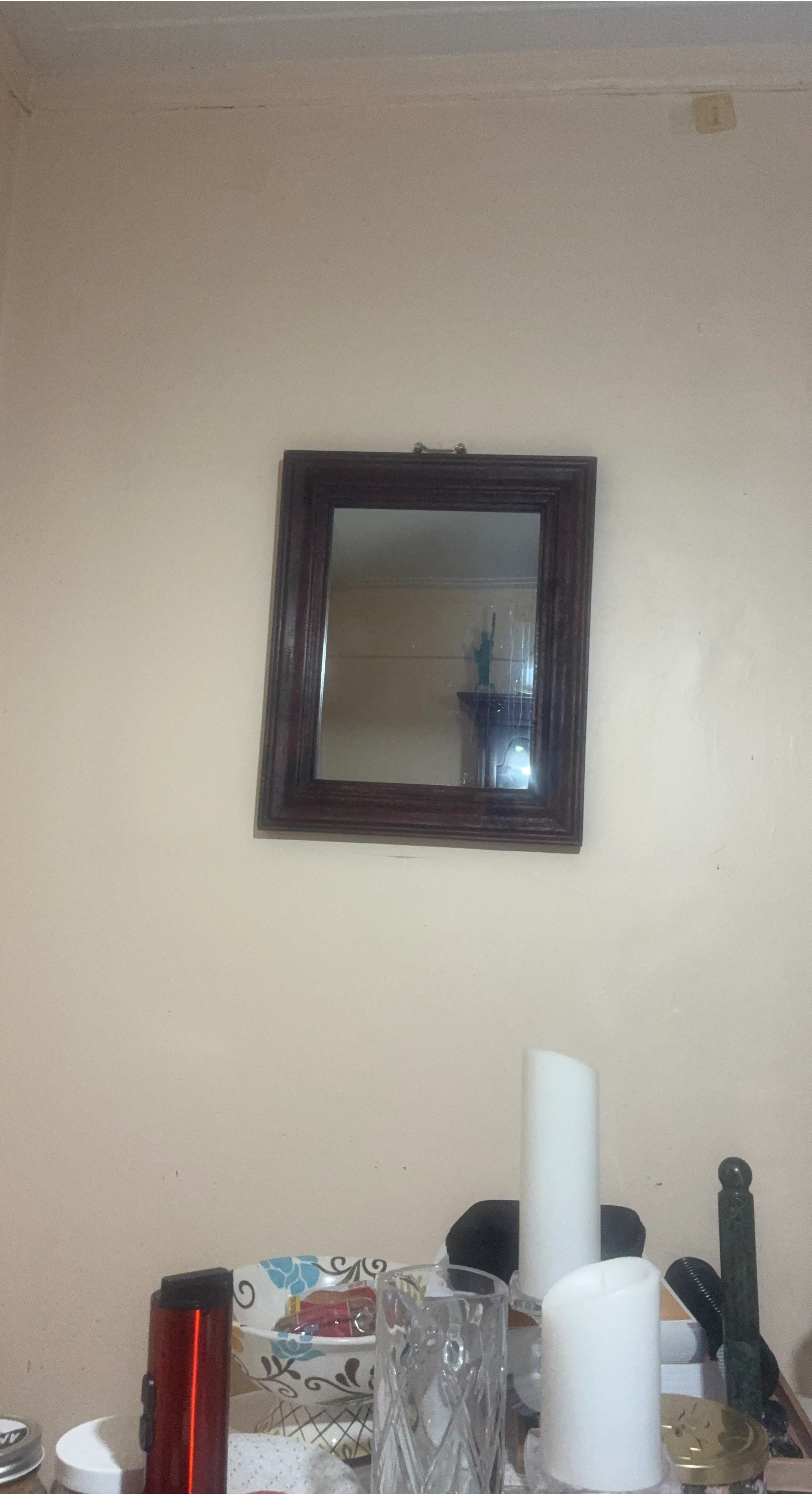 Wood Framed Wall Mirror
