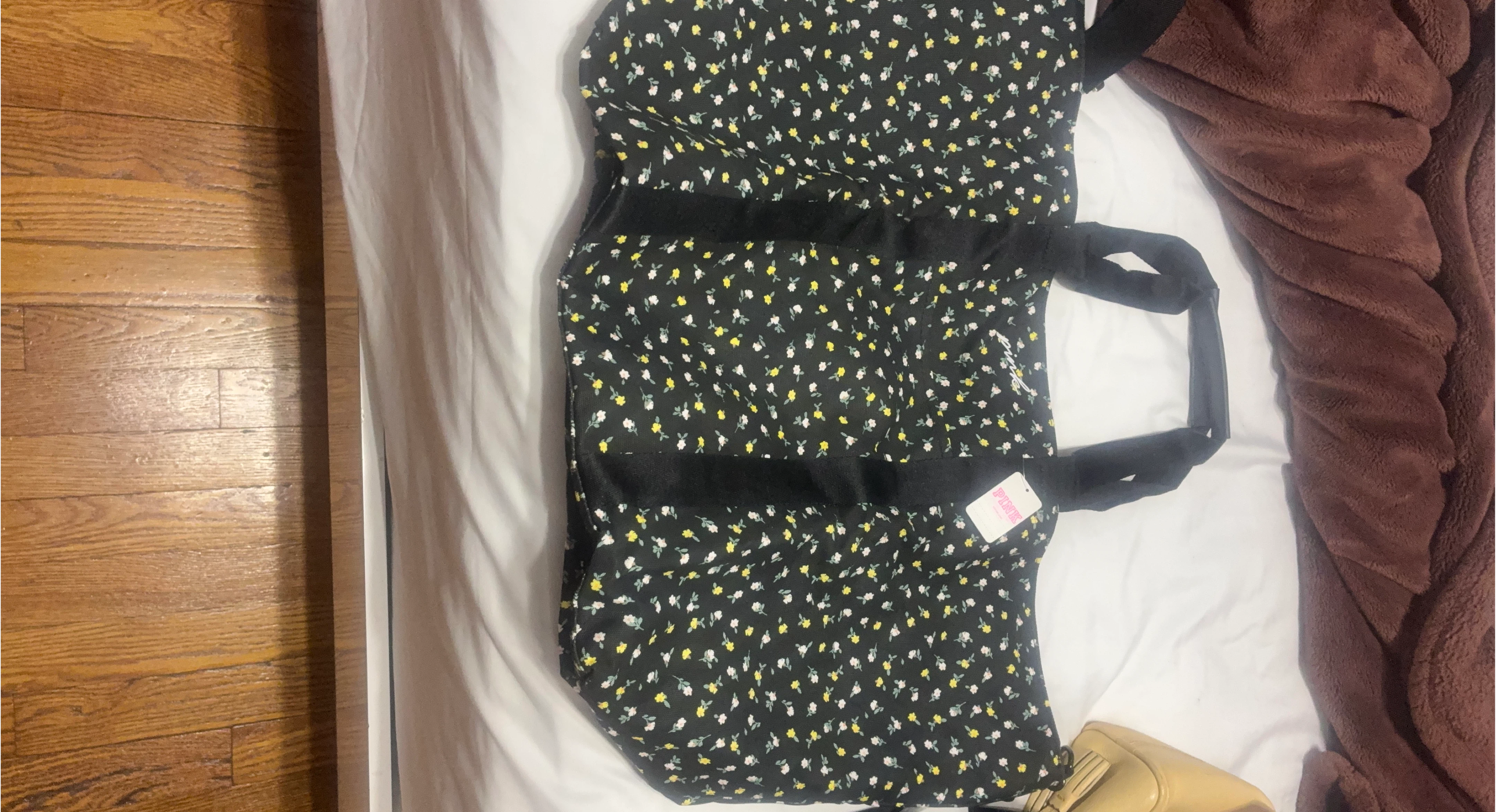 PINK Victoria's Secret Tote Bag - Floral Pattern