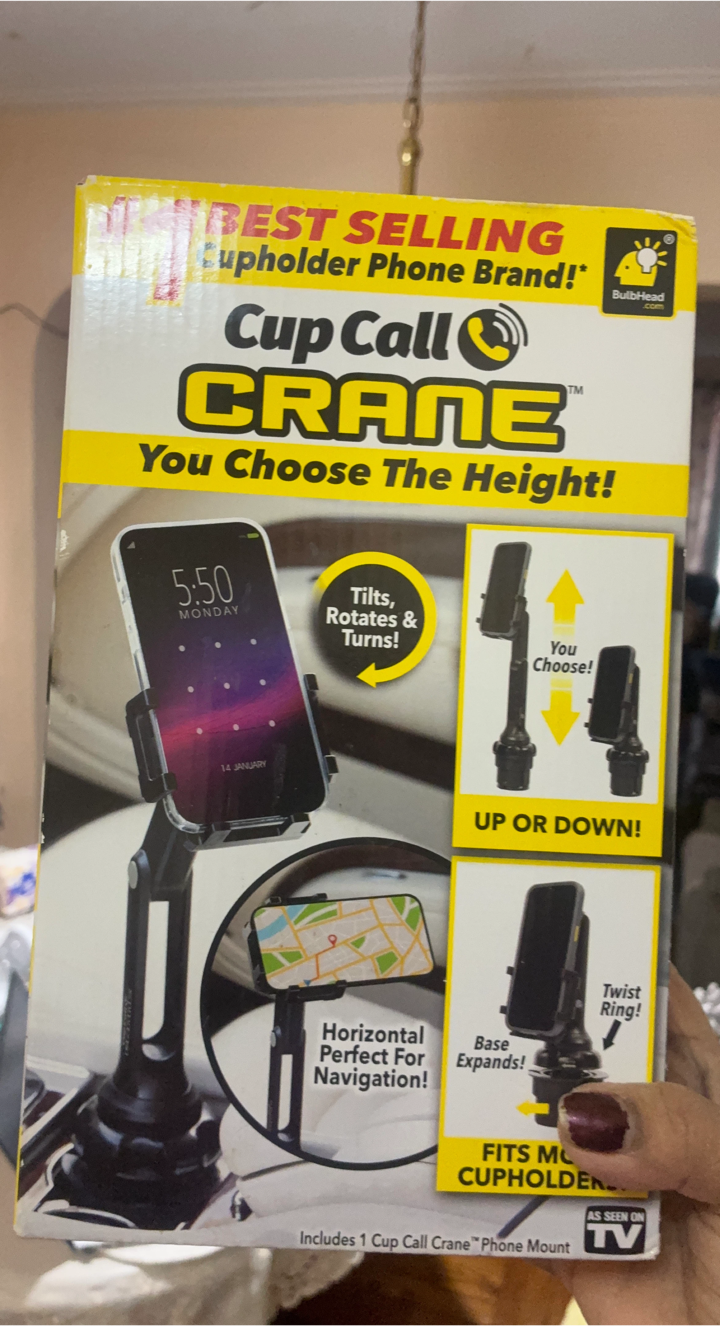 Cup Call Crane Phone Mount