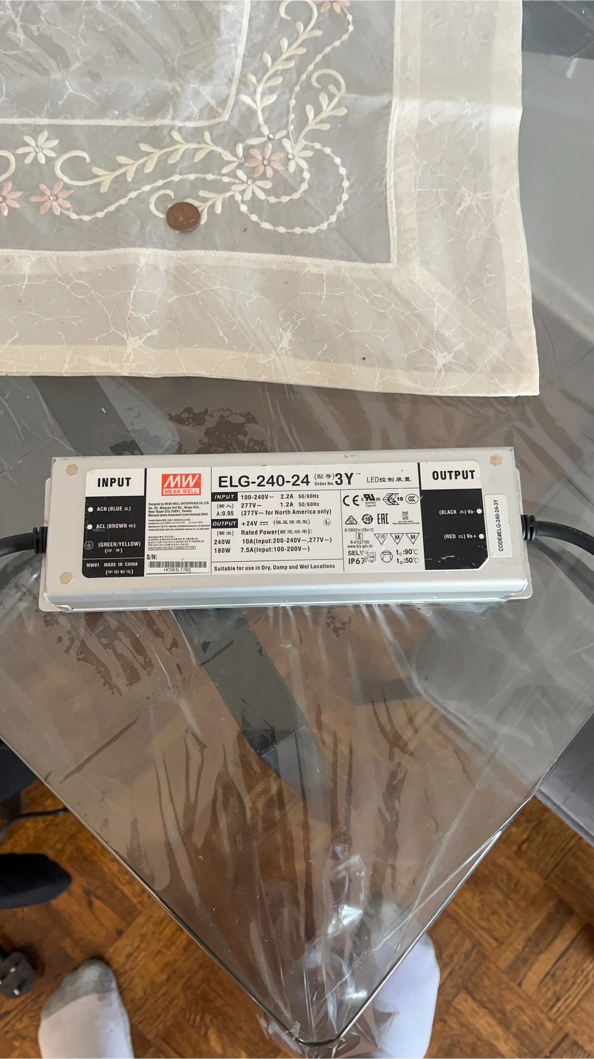 MEAN WELL ELG-240-24 LED Power Supply