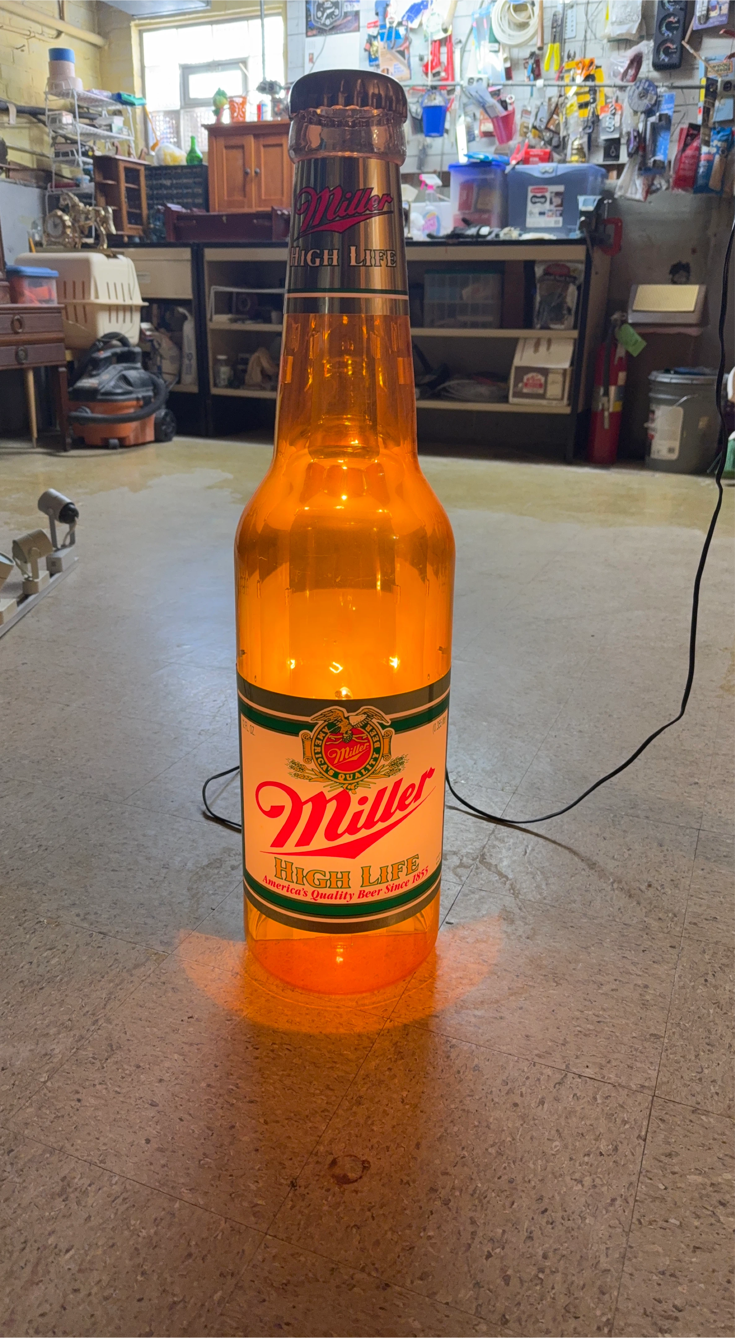 Miller High Life Beer Bottle Light