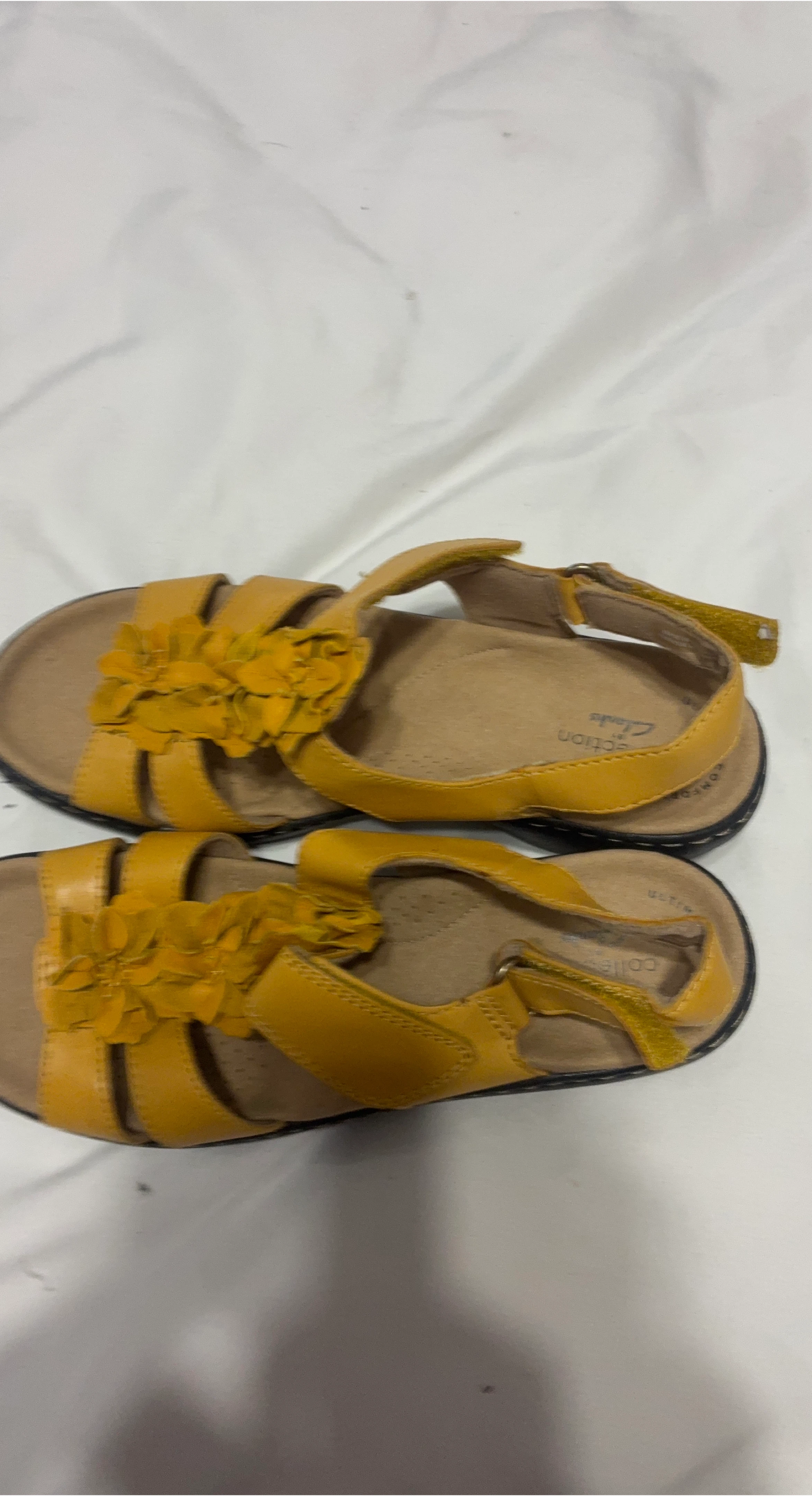 Clarks Collection Yellow Sandals