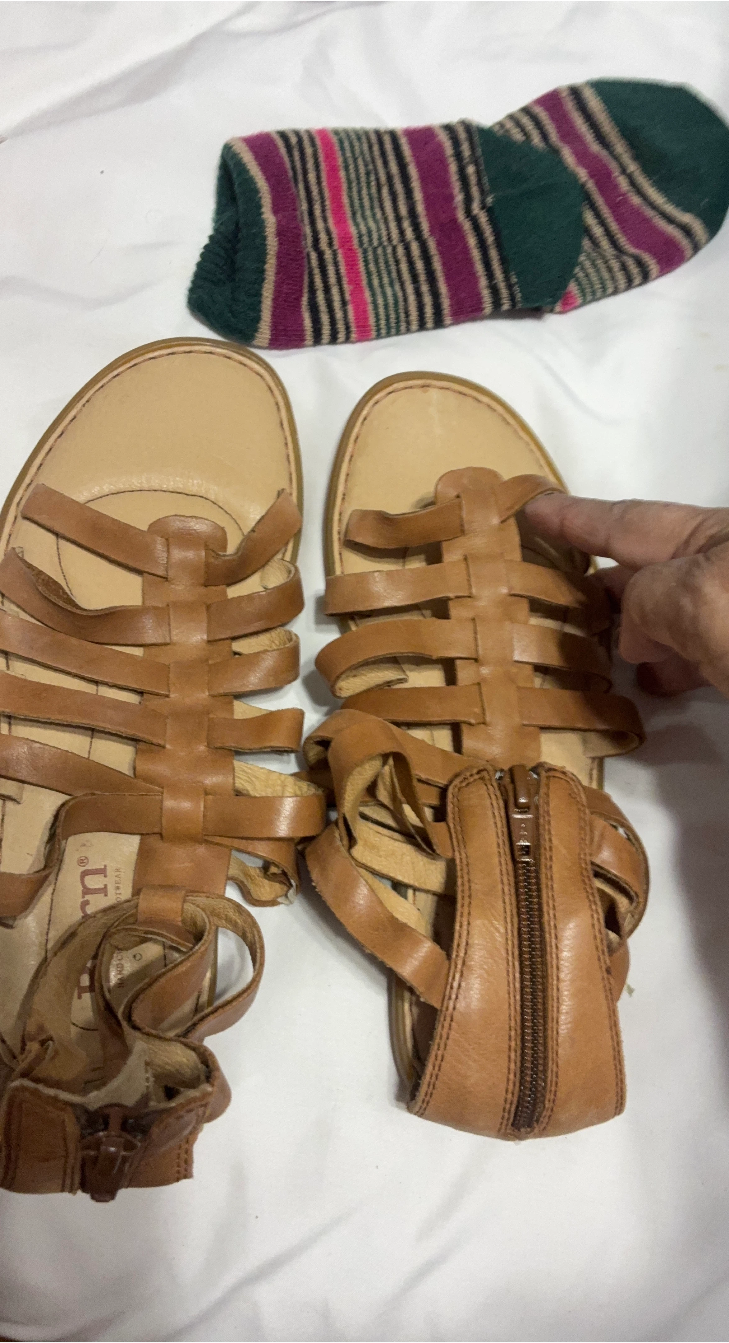 Born Leather Gladiator Sandals