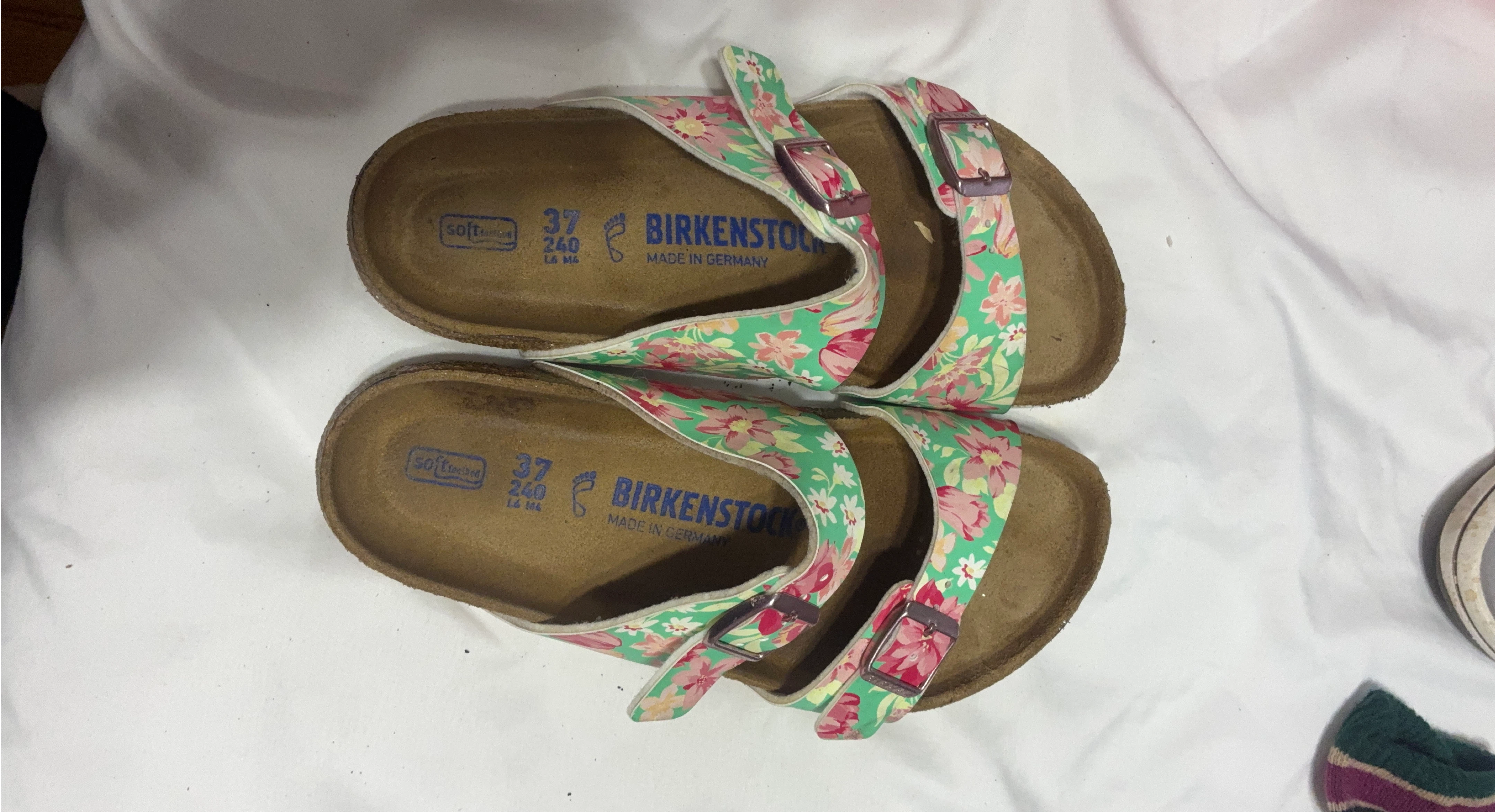 Birkenstock Floral Sandals Size 37