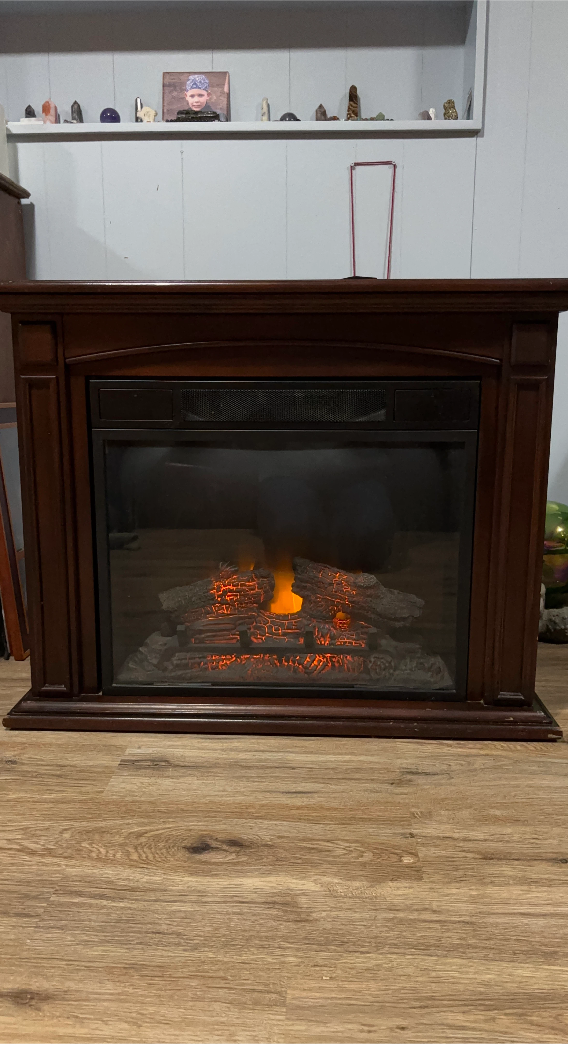 Electric Fireplace with Remote