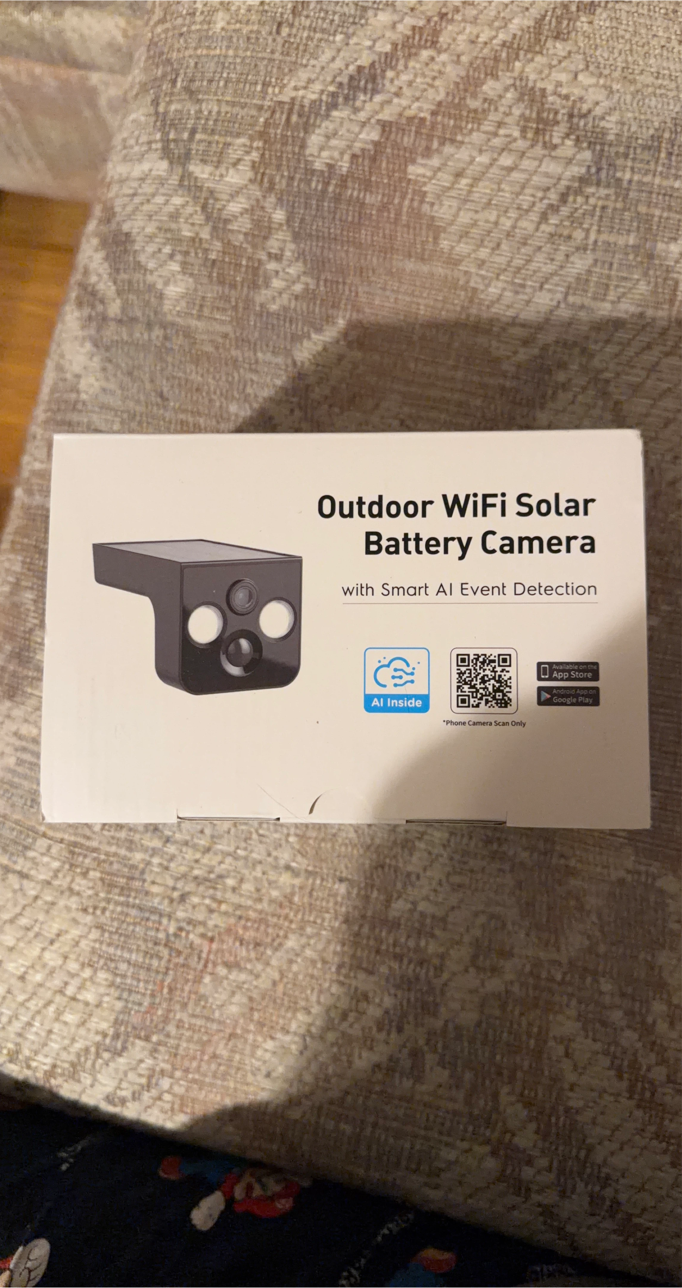 Outdoor WiFi Solar Battery Camera - New in Box