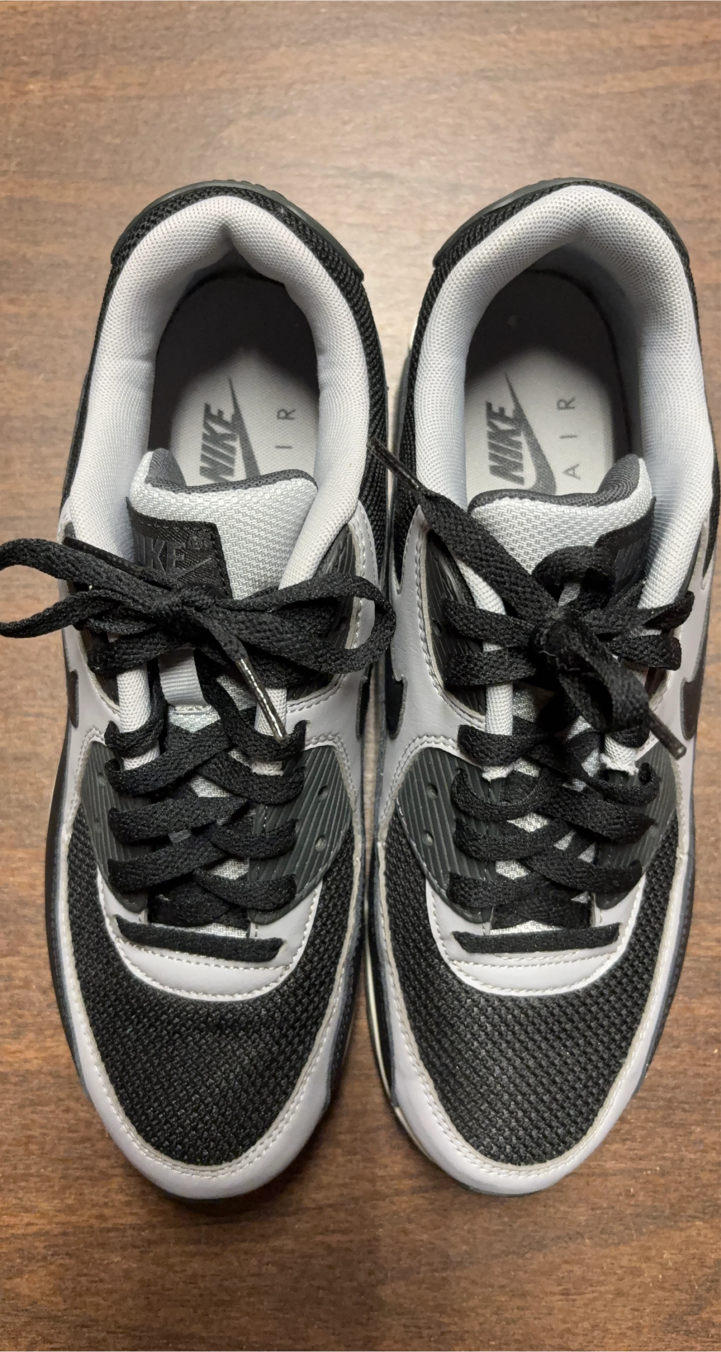 A New Nike Air Max 90, US 10, Black/Grey without box