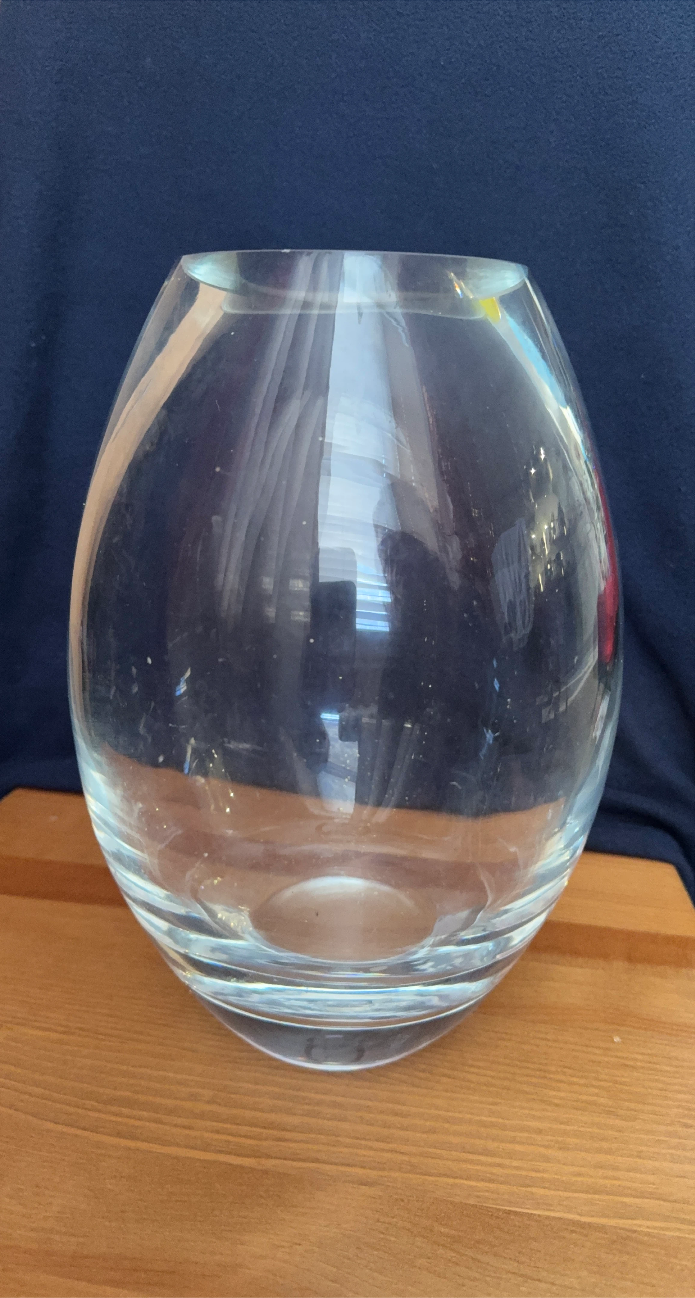 Clear Round Glass Vase
