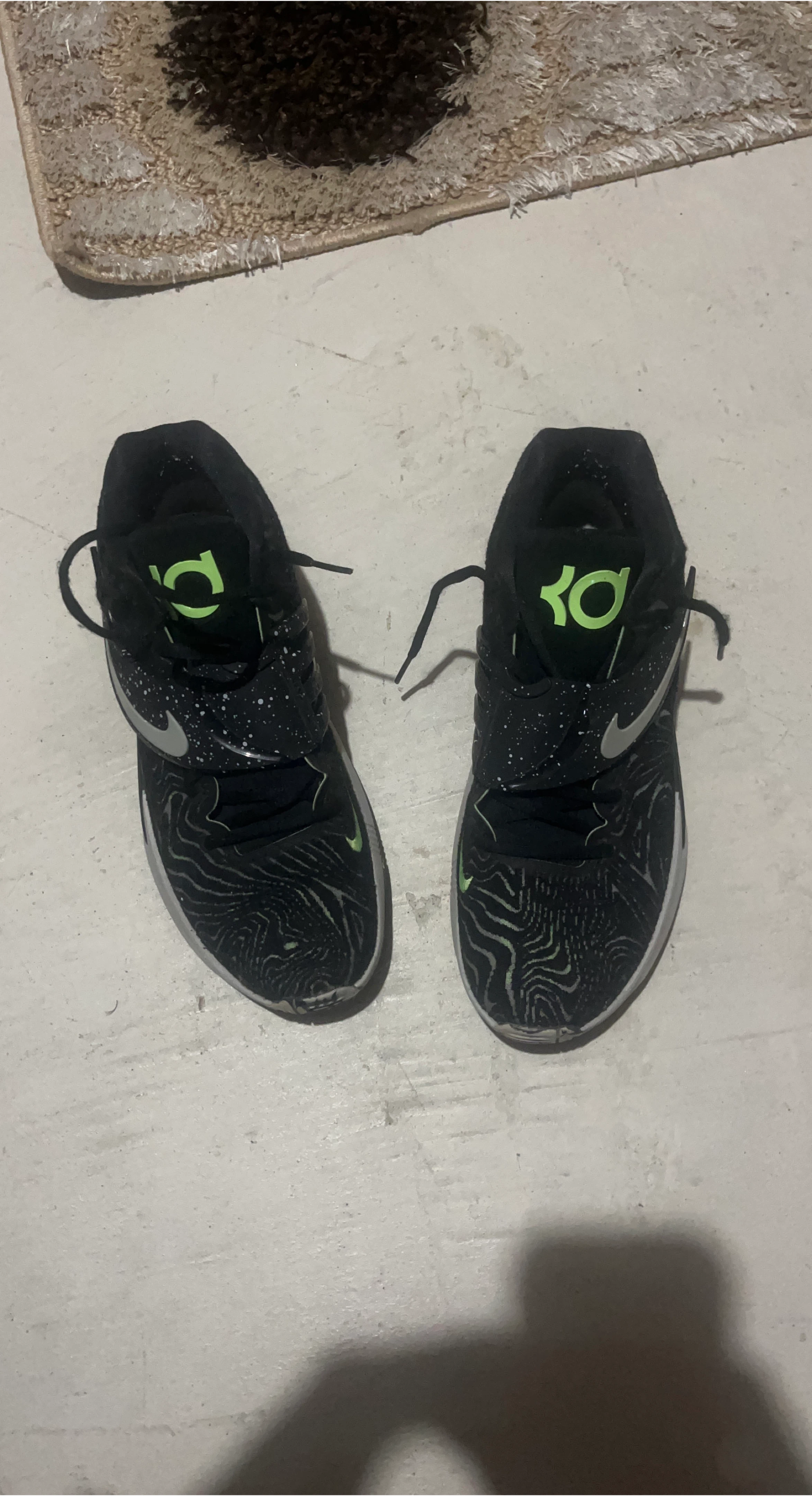 Nike KD 14 black lime glow Basketball Shoes