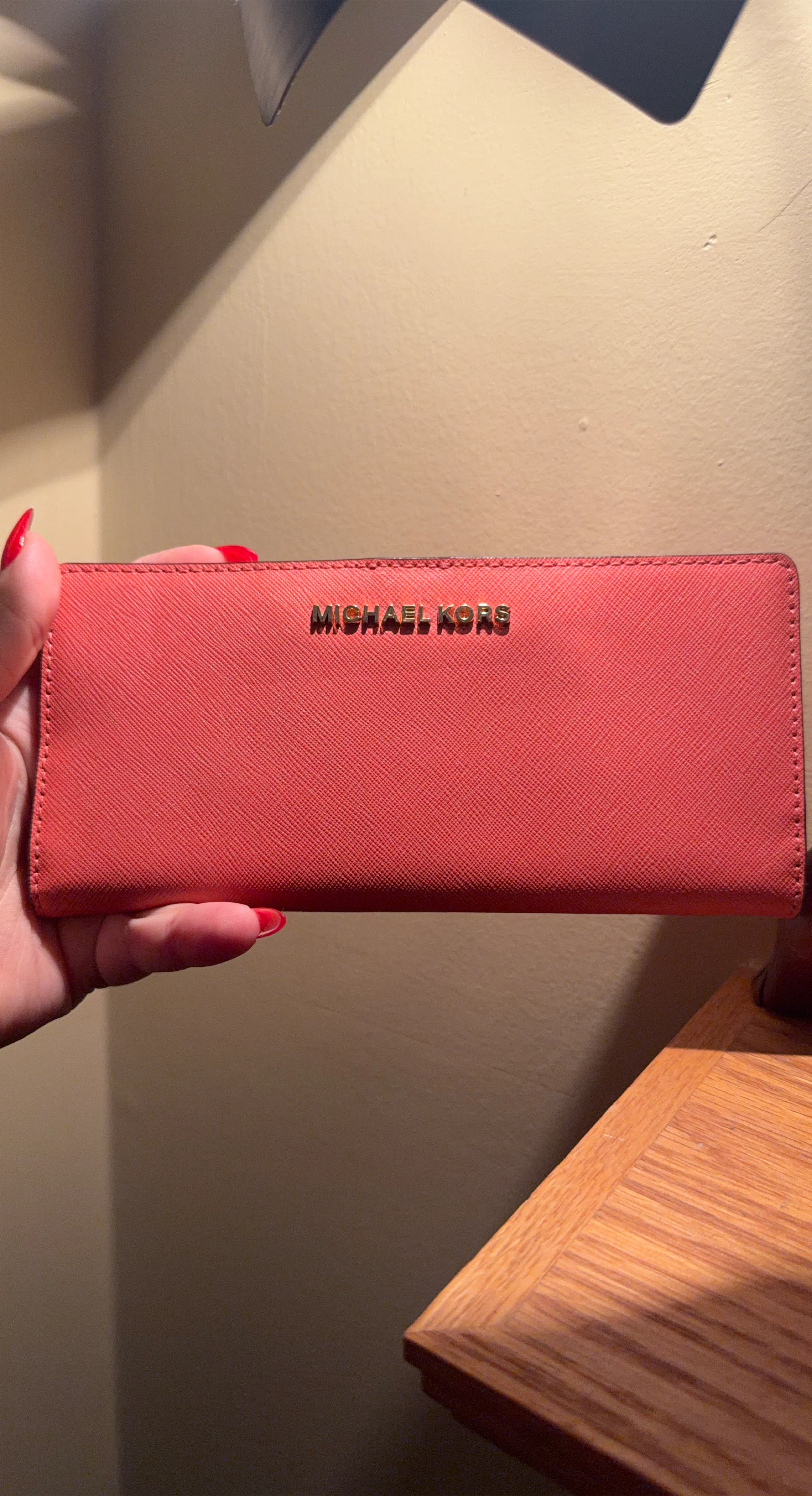 Michael Kors Coral Wallet