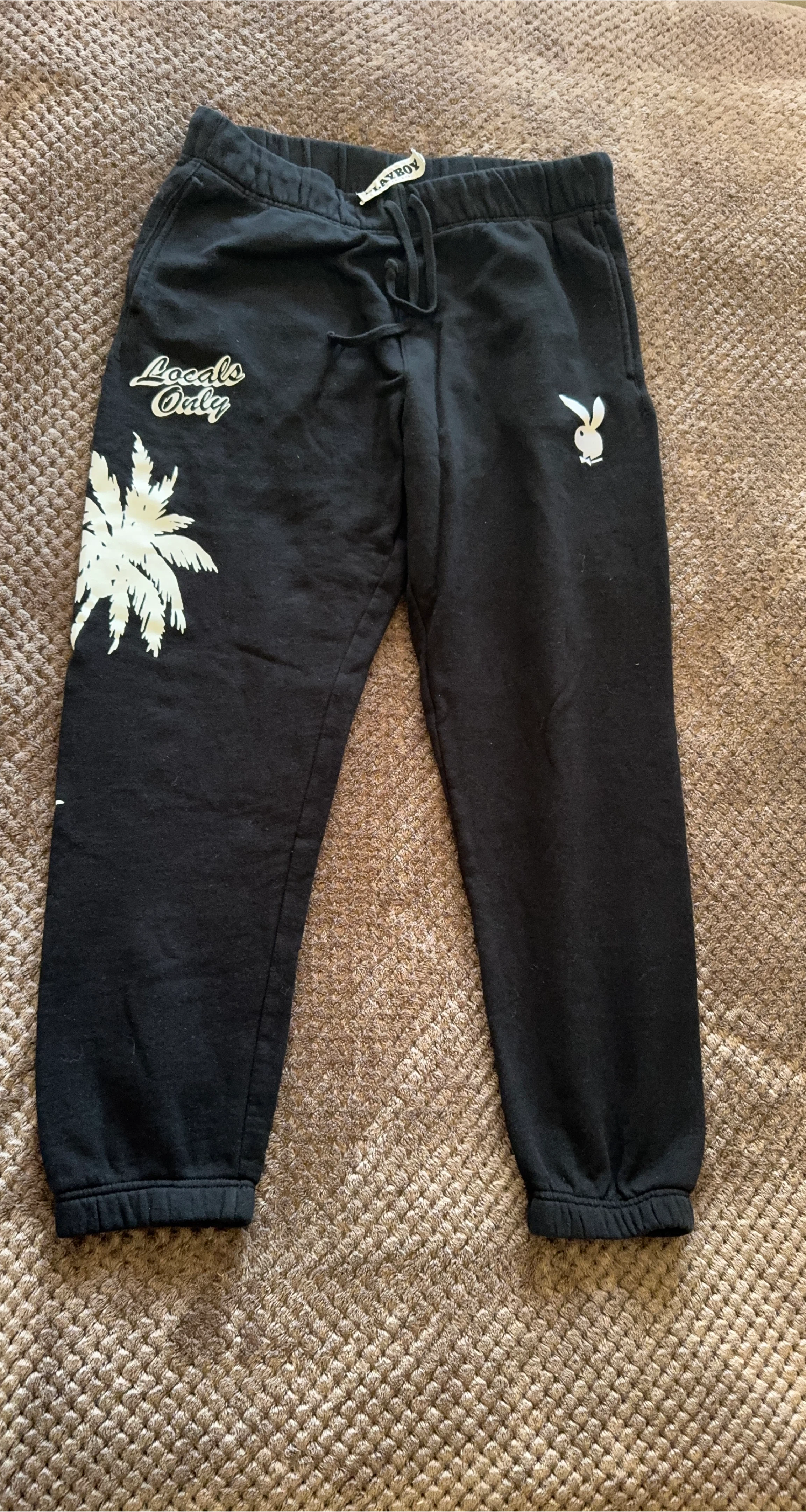 Playboy Black Sweatpants