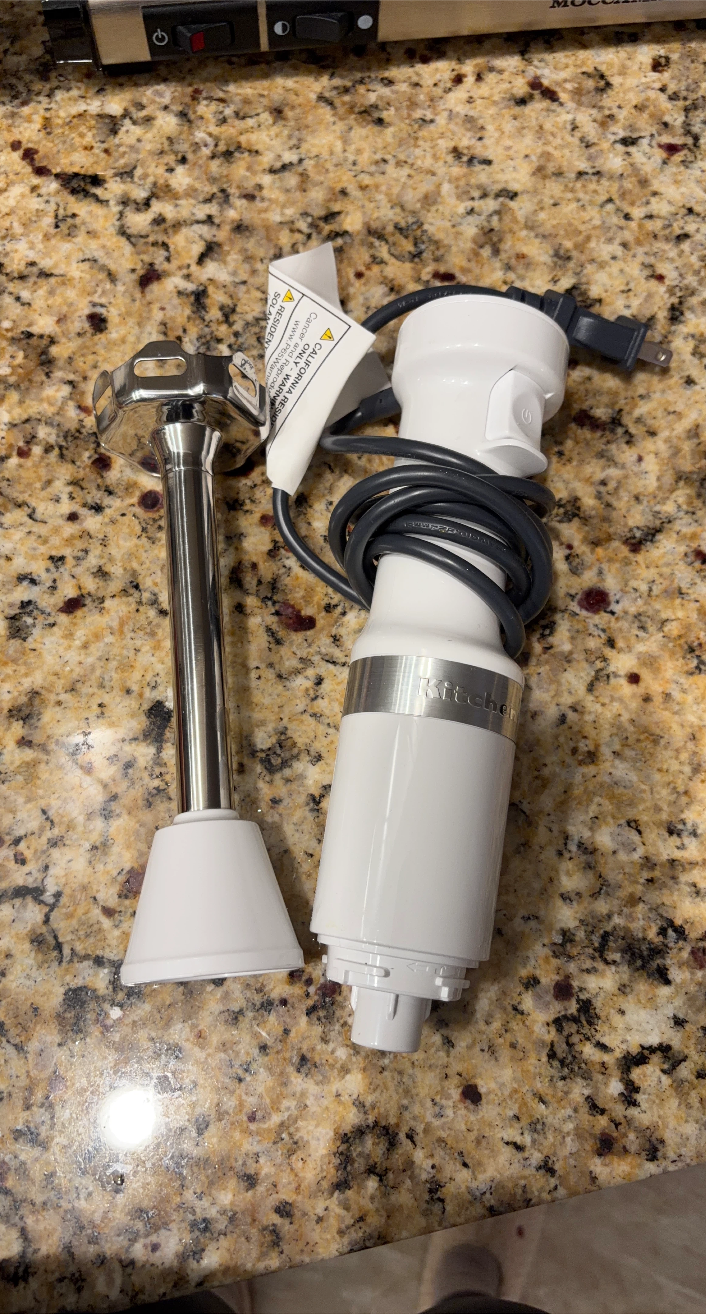 KitchenAid White Immersion Hand Blender