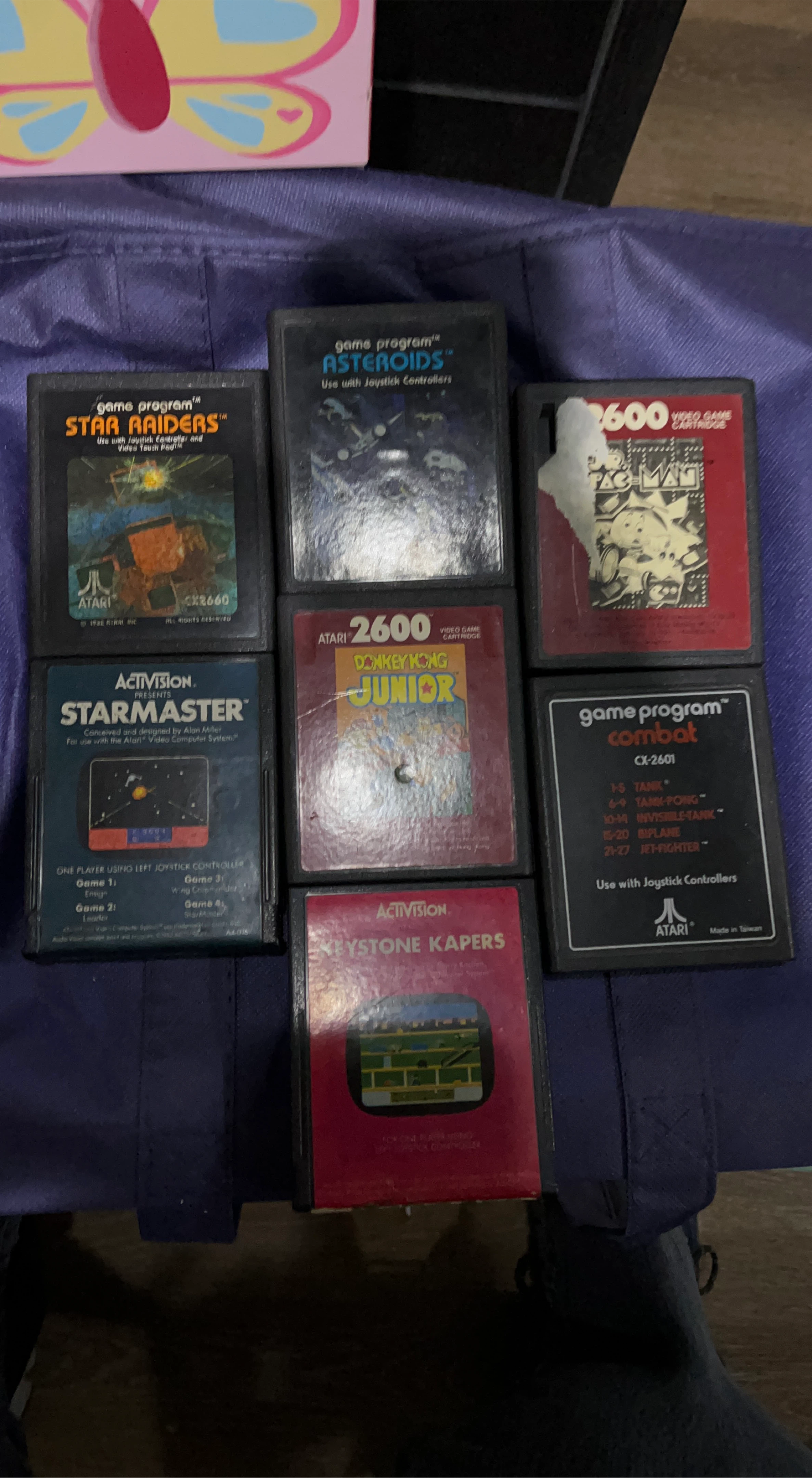 Atari 2600 Game Cartridges - Star Raiders, Asteroids, etc