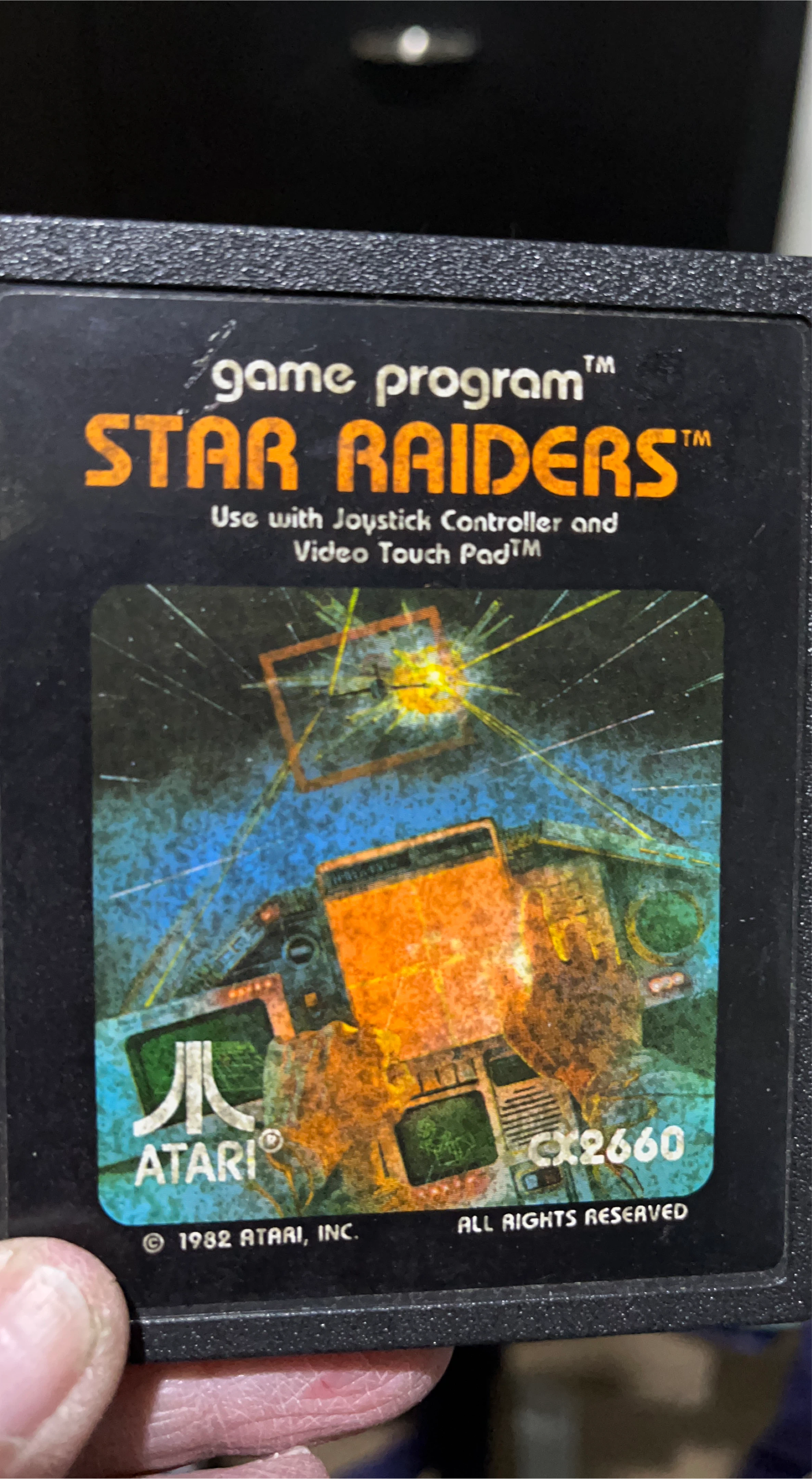 Atari Star Raiders Video Game Cartridge CX2660