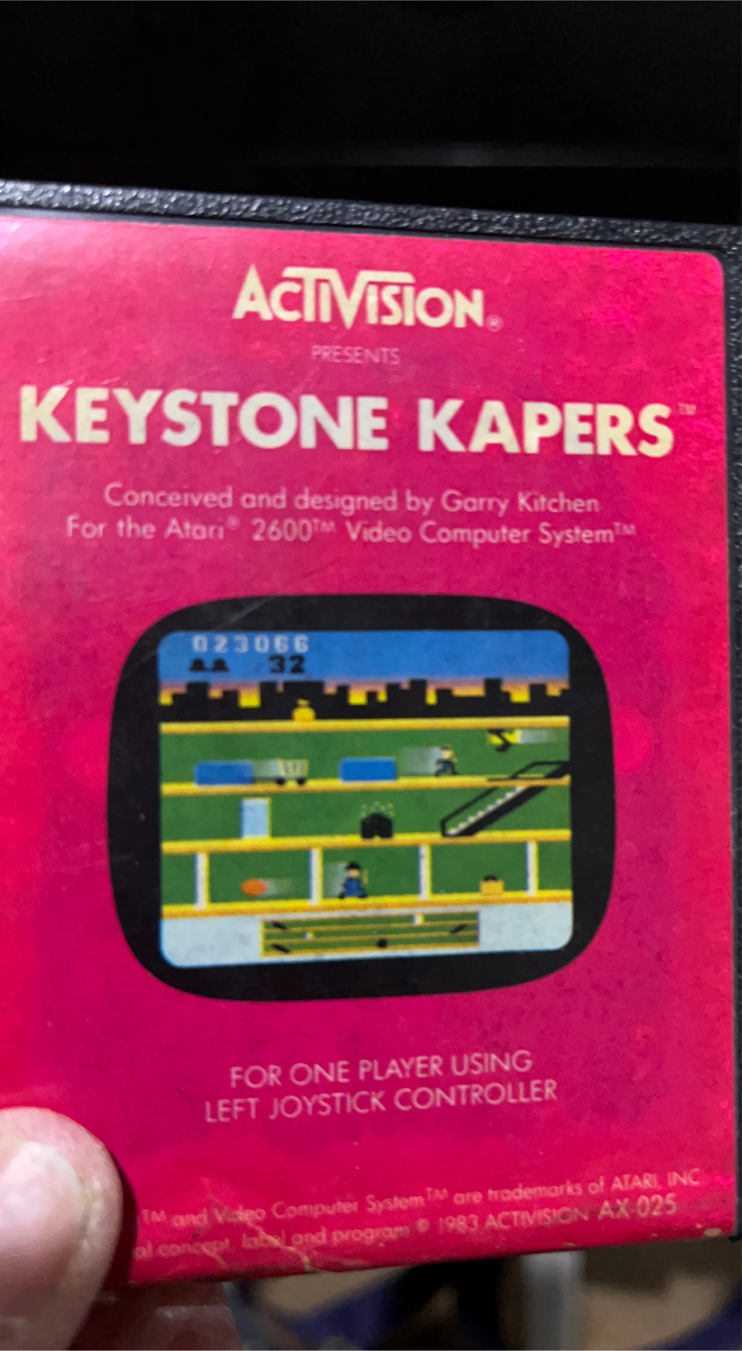 Activision Keystone Kapers Atari 2600 Video Game