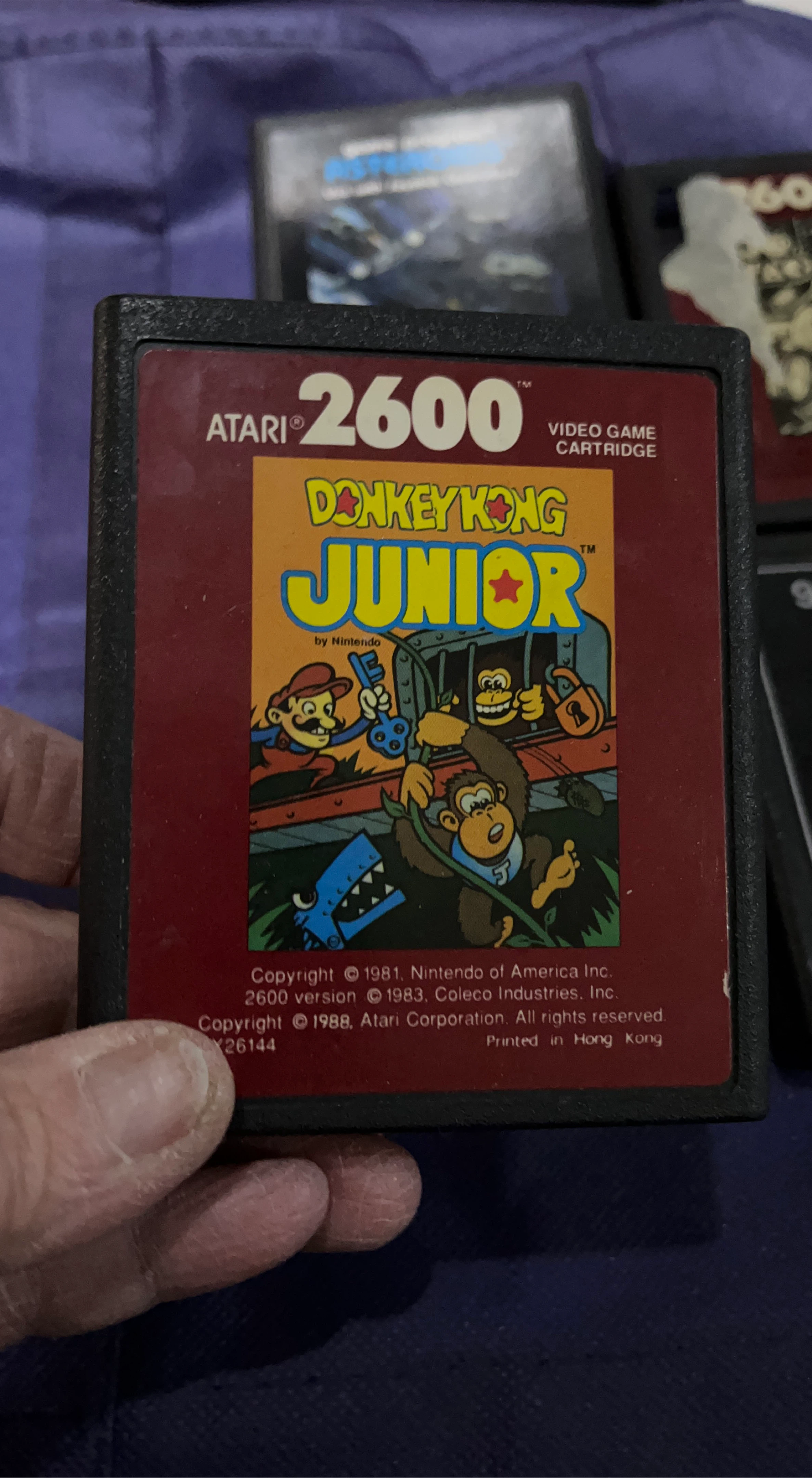 Donkey Kong Jr. Atari 2600 Video Game Cartridge