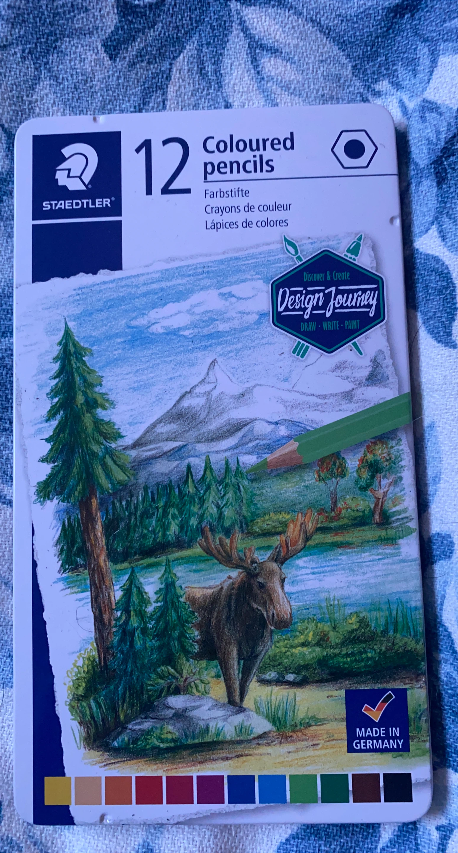 Staedtler 12 Coloured Pencils - Design Journey