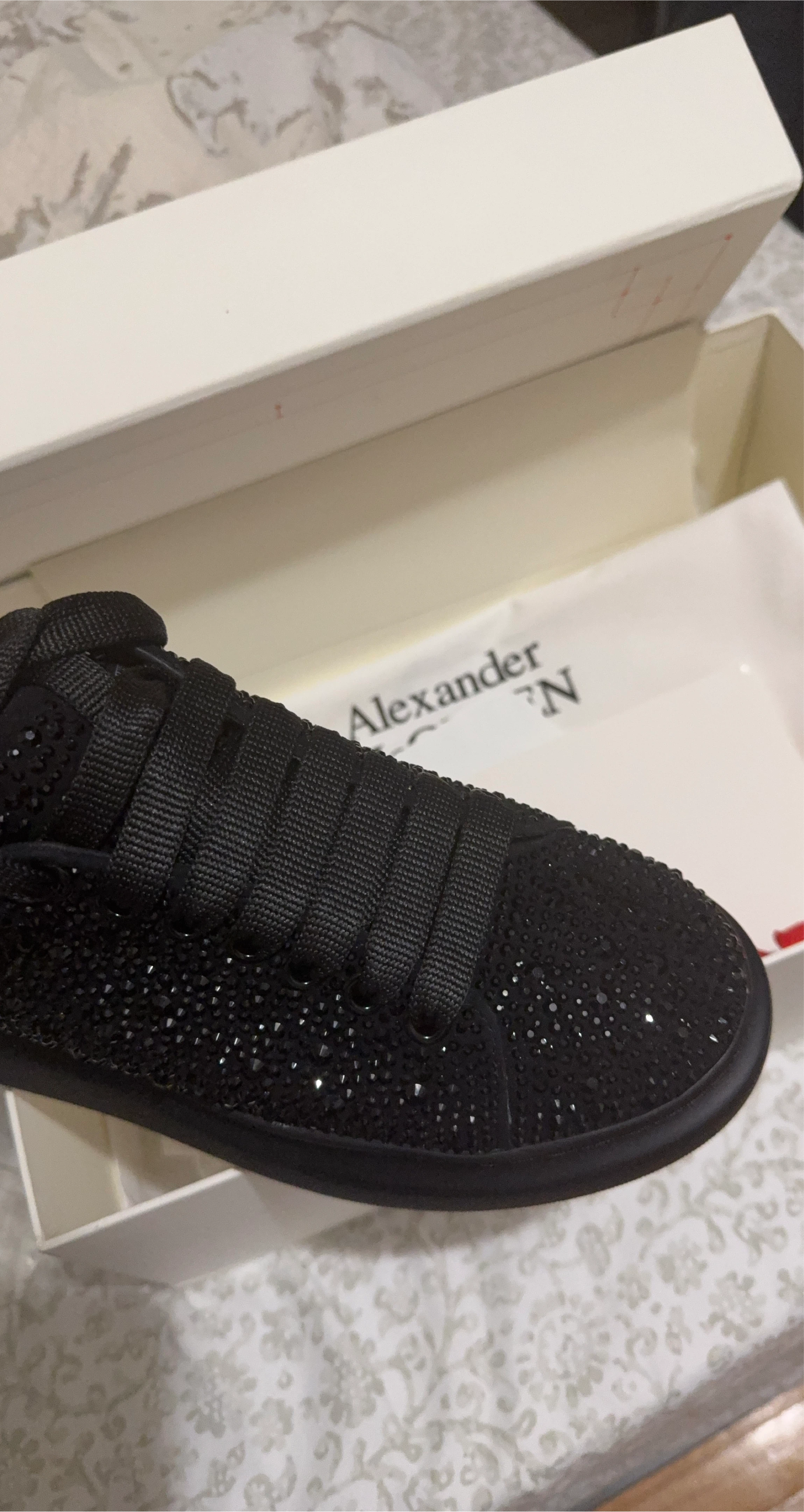 Alexander McQueen Oversized Sneaker - Black, Size 41