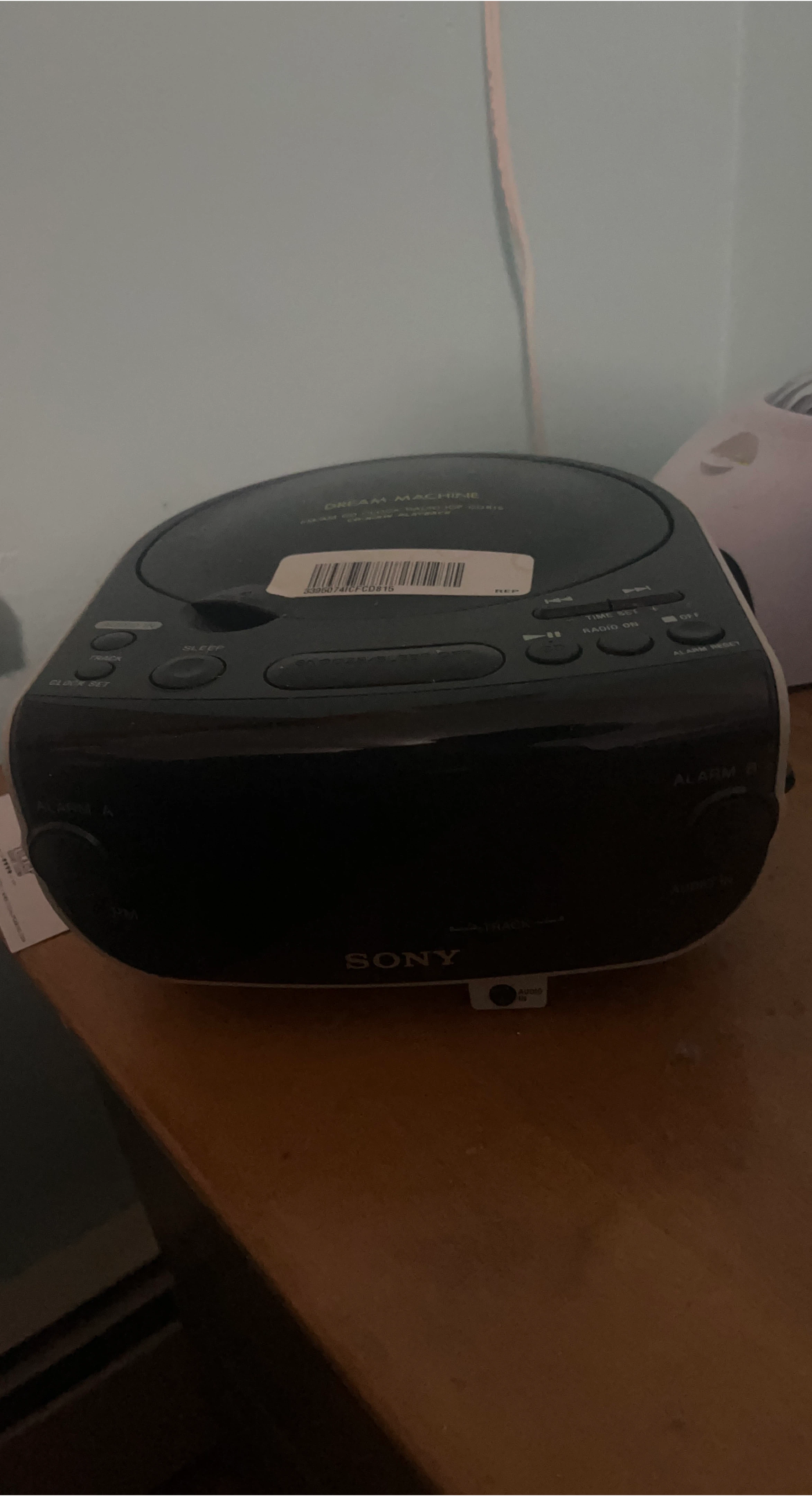 Sony Dream Machine Alarm Clock Radio