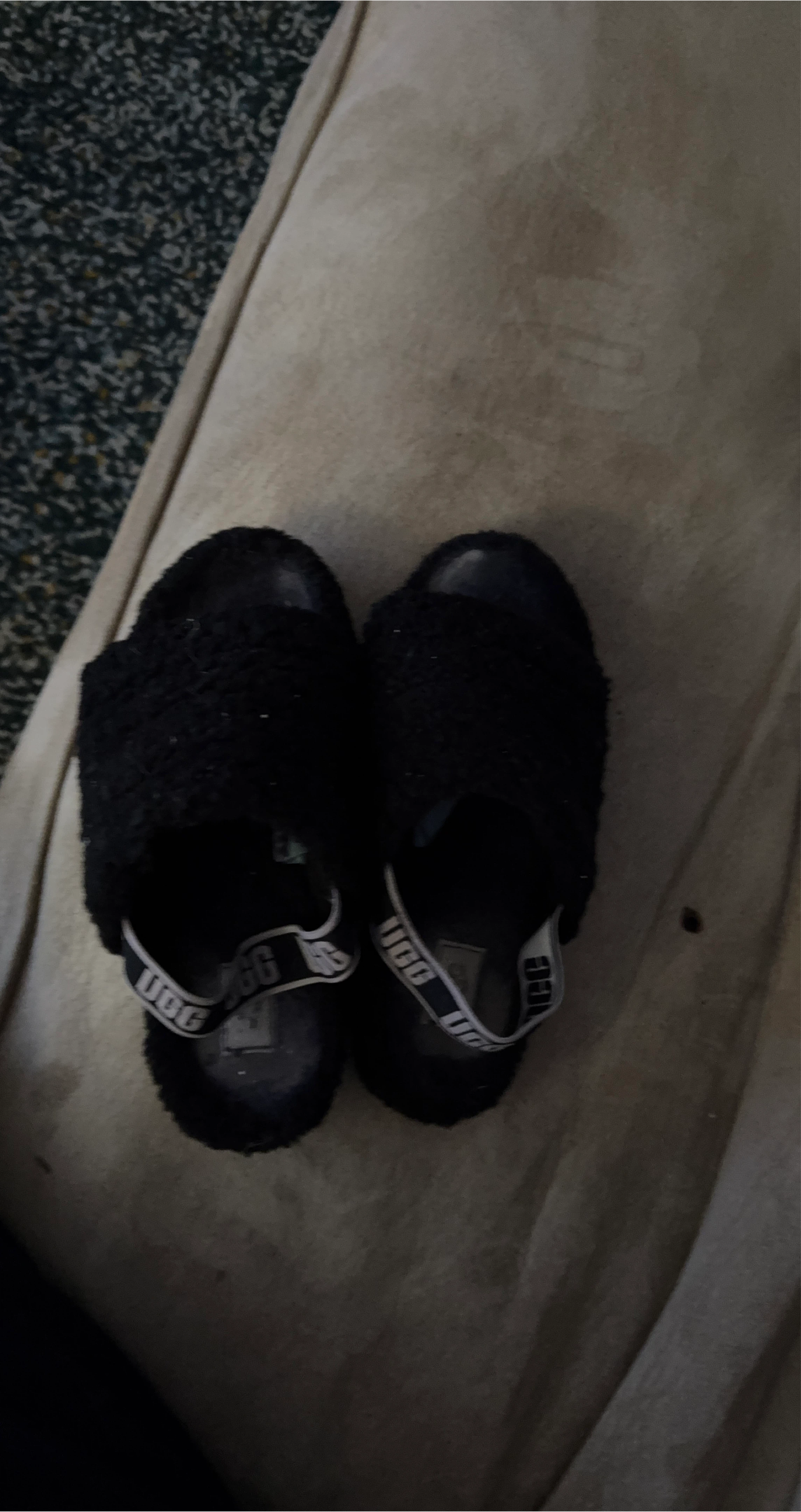 UGG Fluff Yeah Slides - Black
