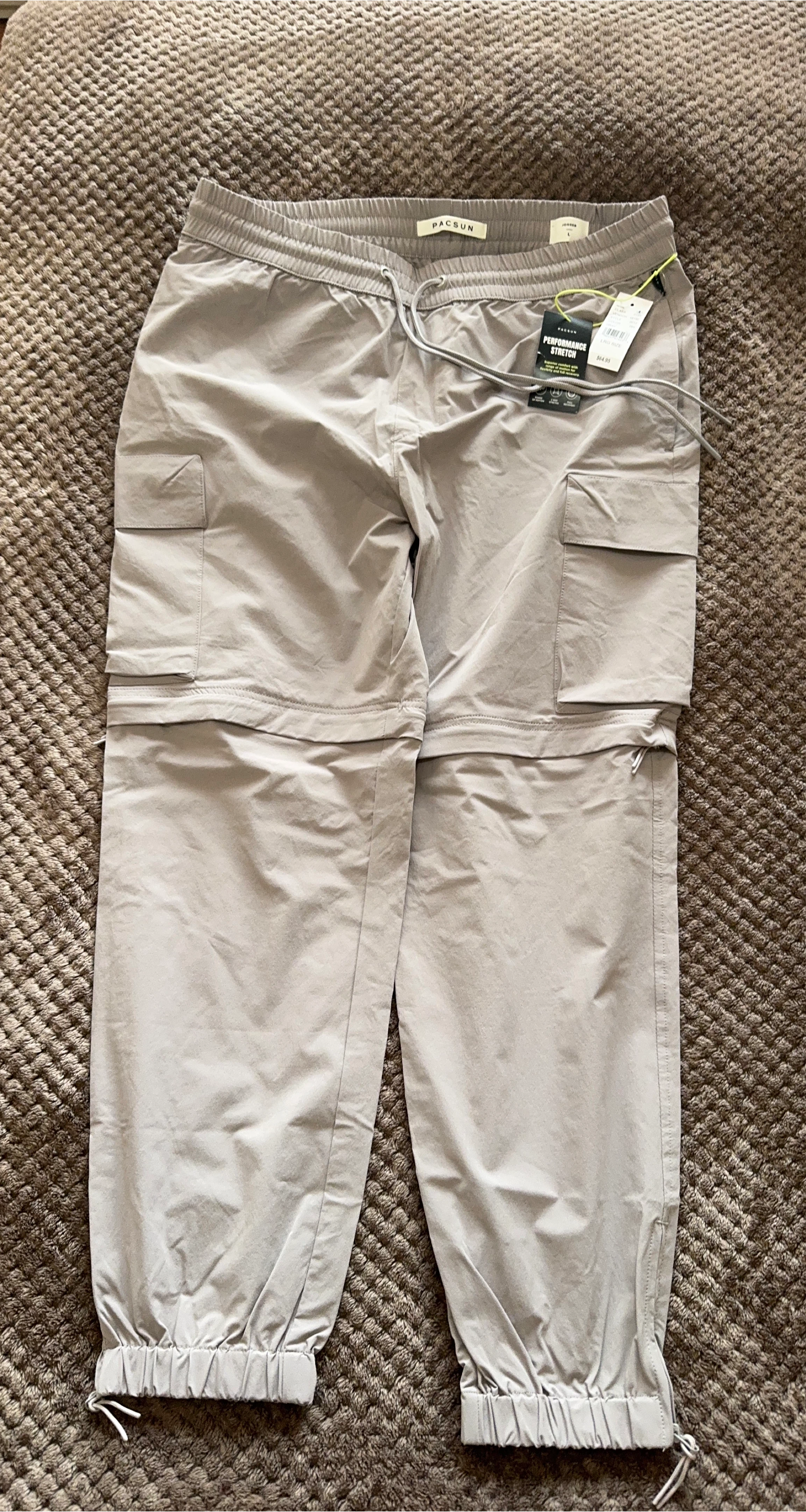 Pacsun Performance Stretch Gray Pants LRG