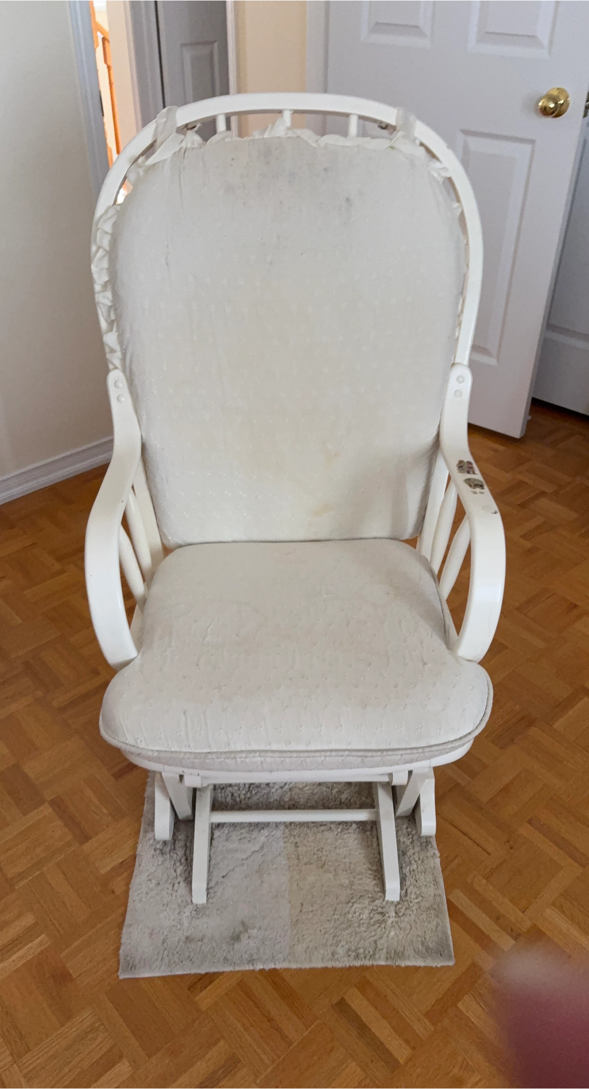 White Rocking Chair