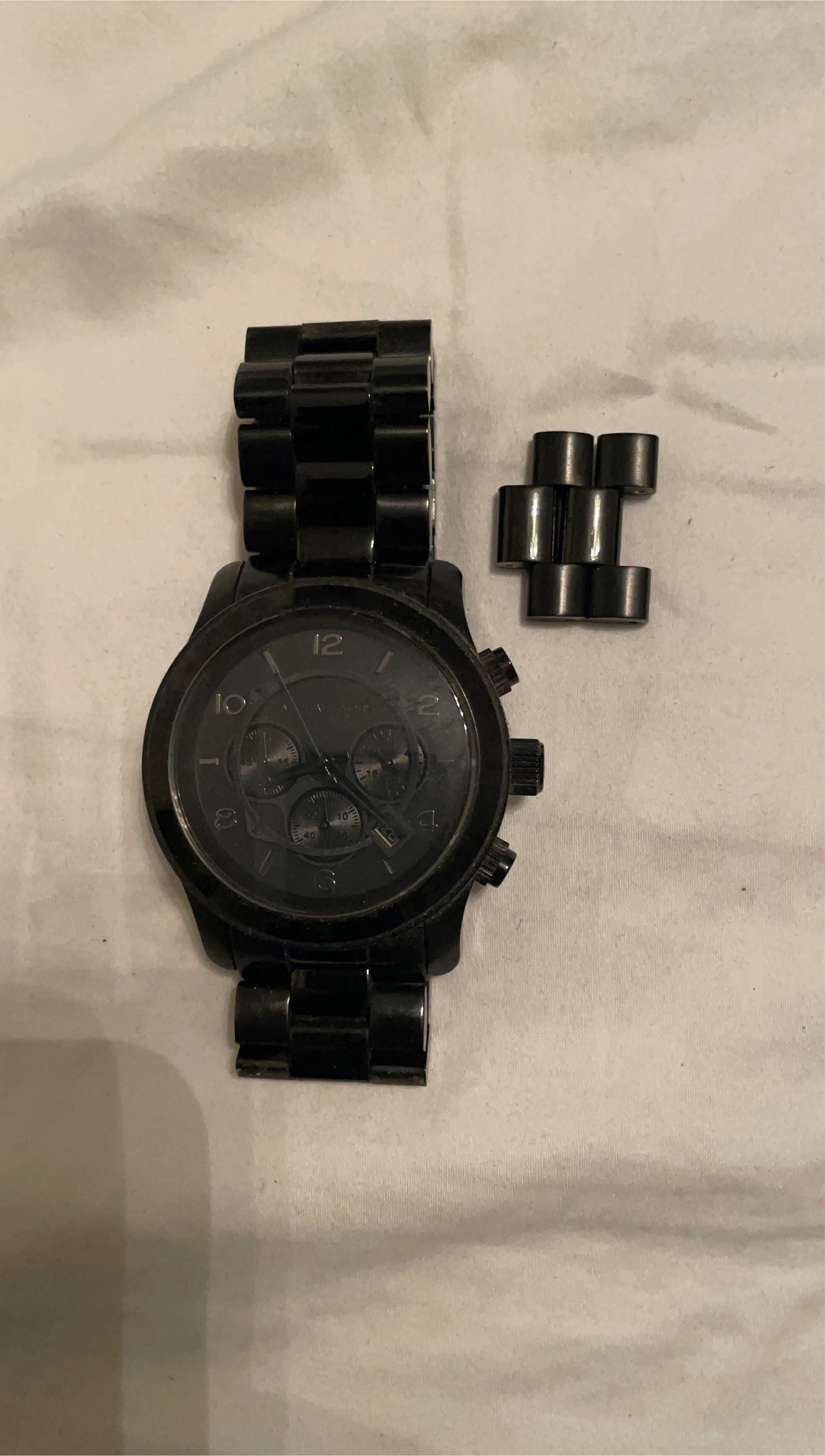 Michael Kors Black Watch with Extra Links
