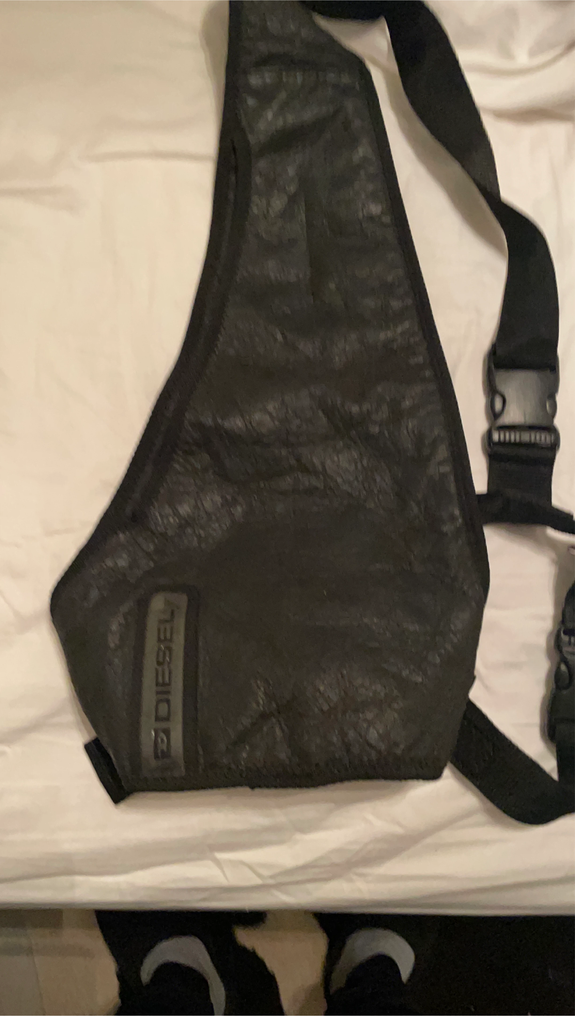 Diesel Black Sling Bag