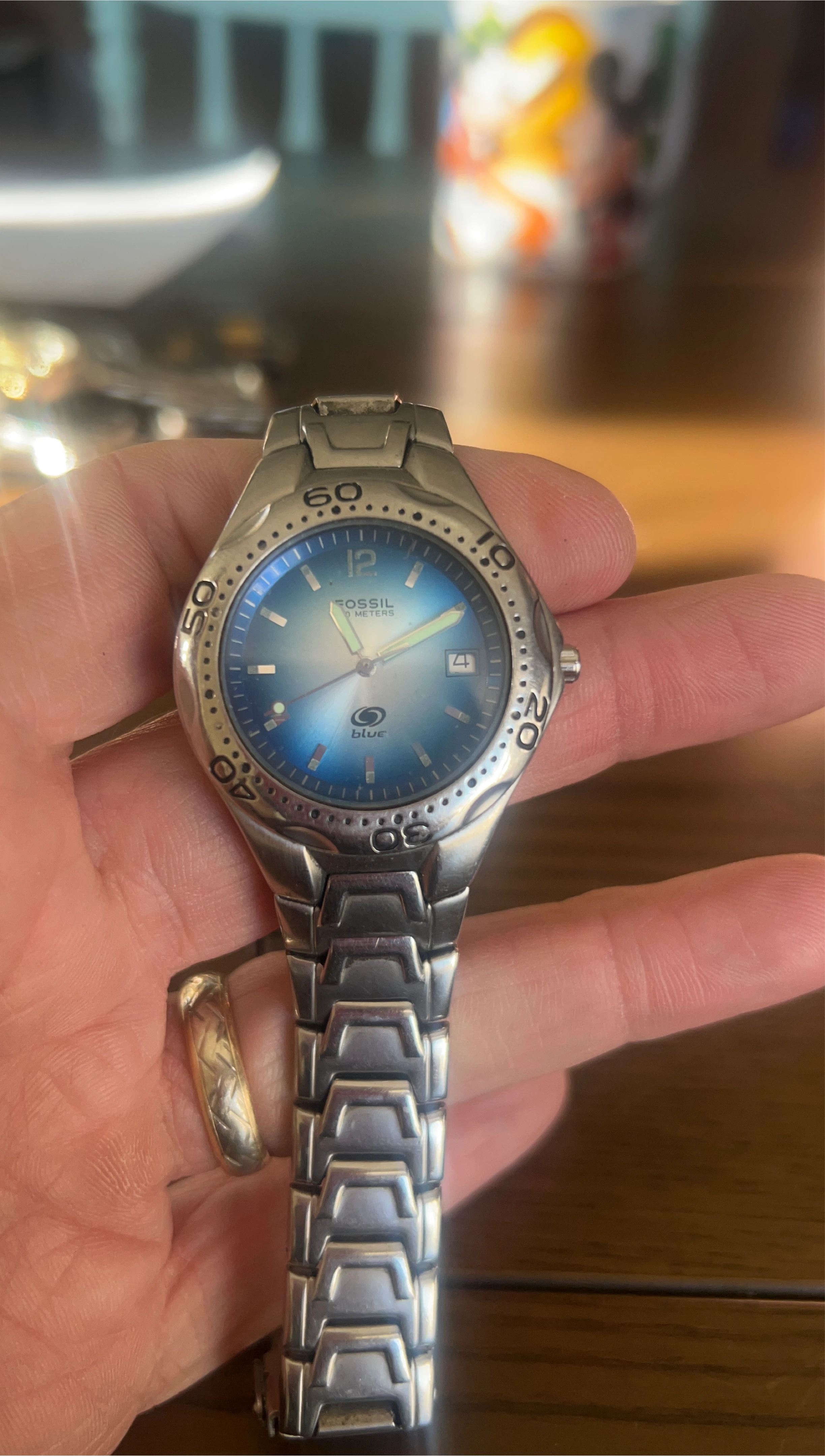 Fossil Blue 100 Meters Watch
