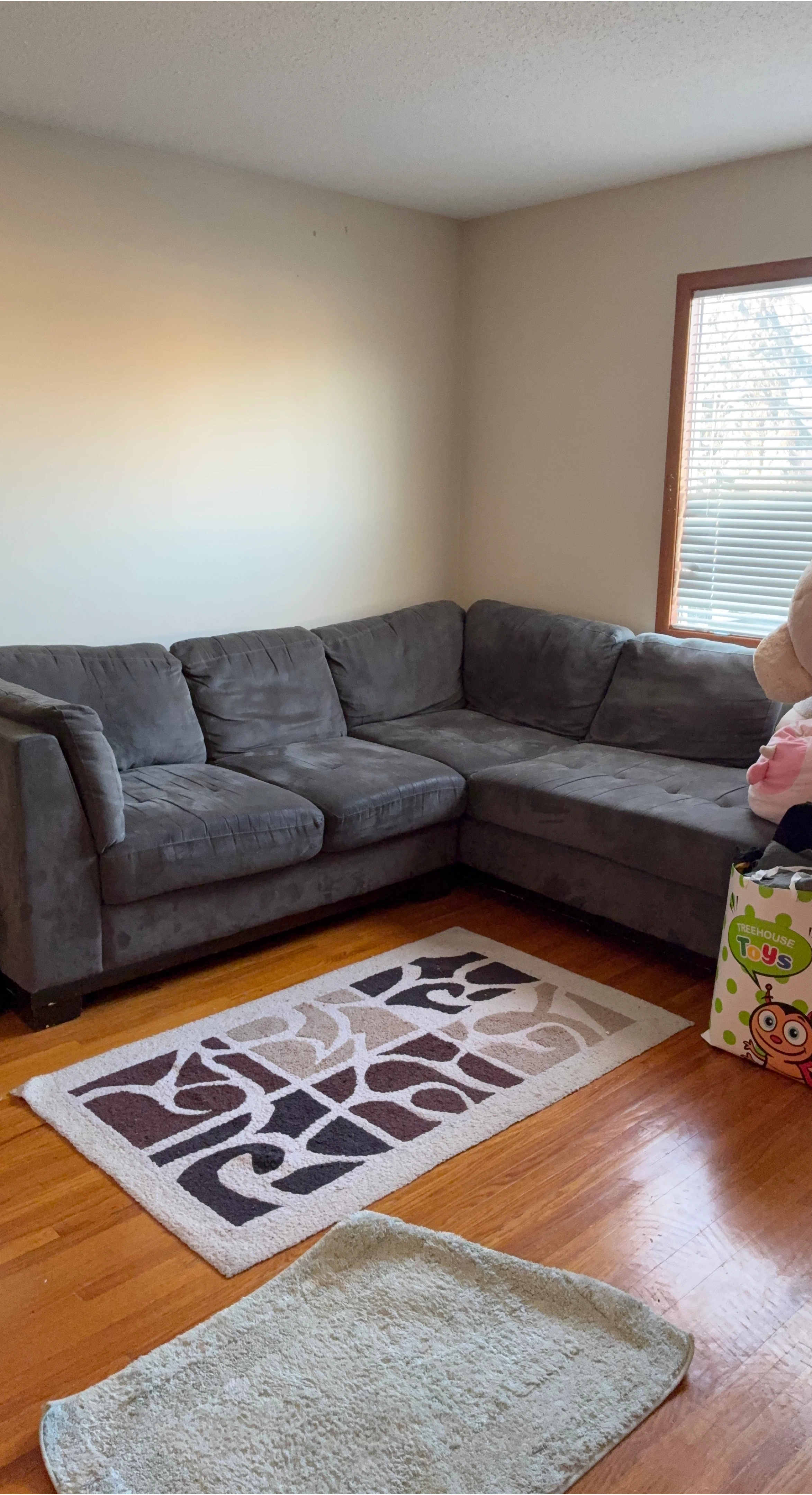Grey Sectional Sofa - Used Condition