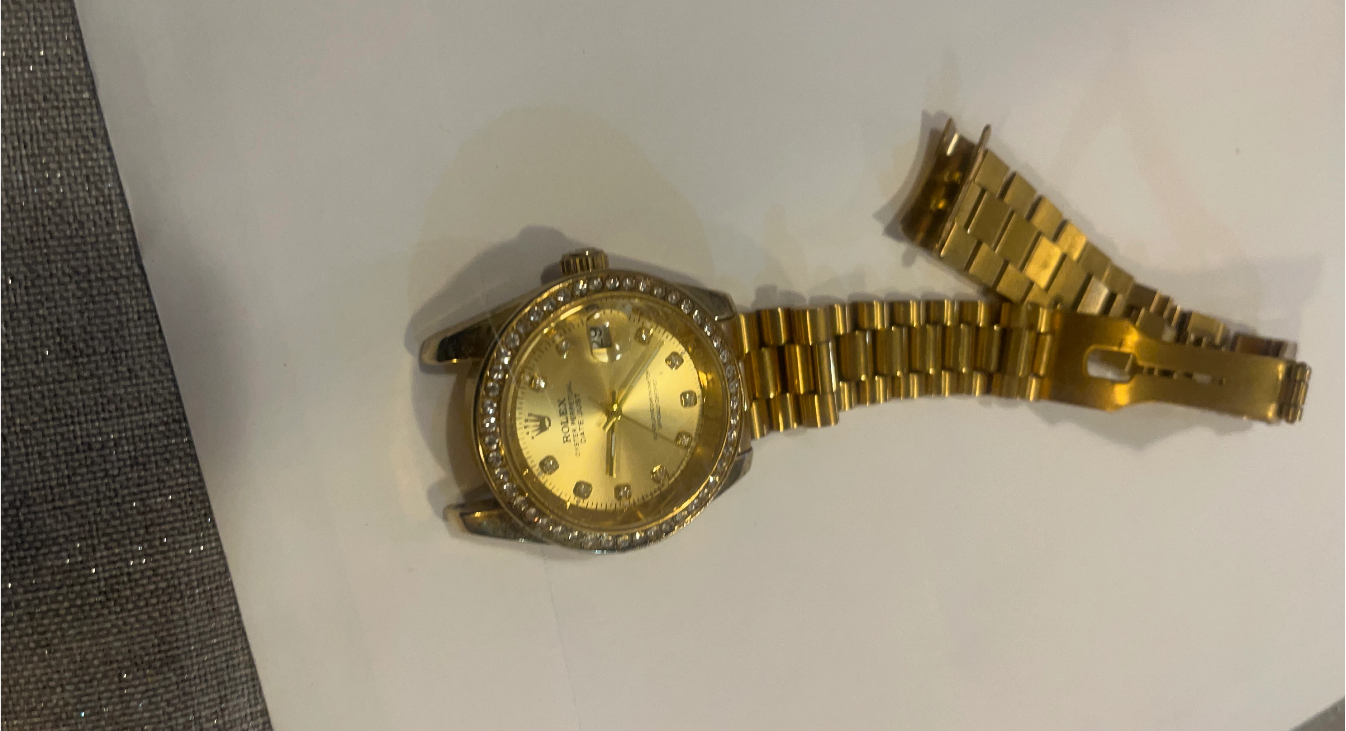 Rolex Oyster Perpetual Datejust Gold Watch