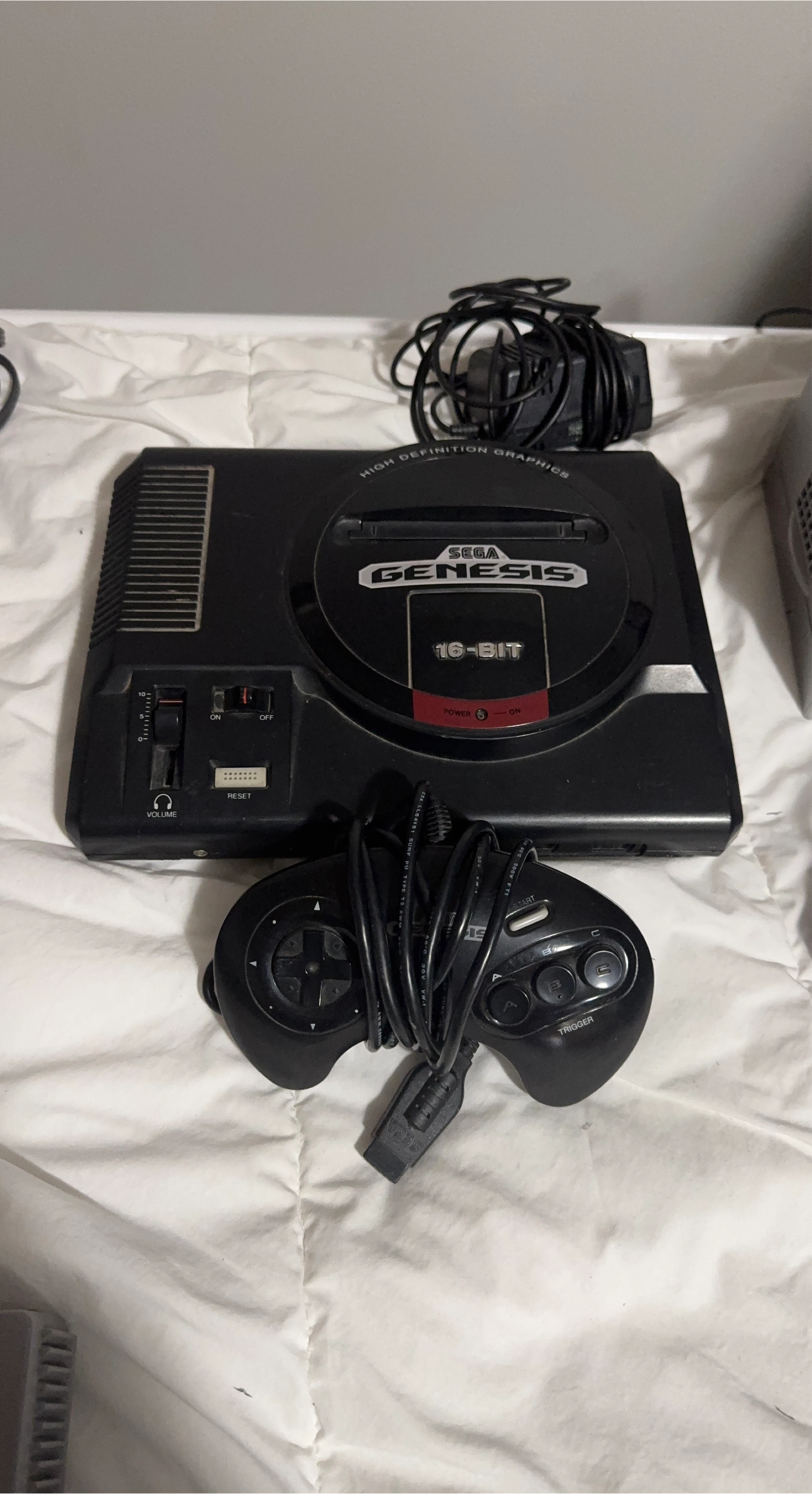 Sega Genesis 16-Bit Console with 2 Controllers