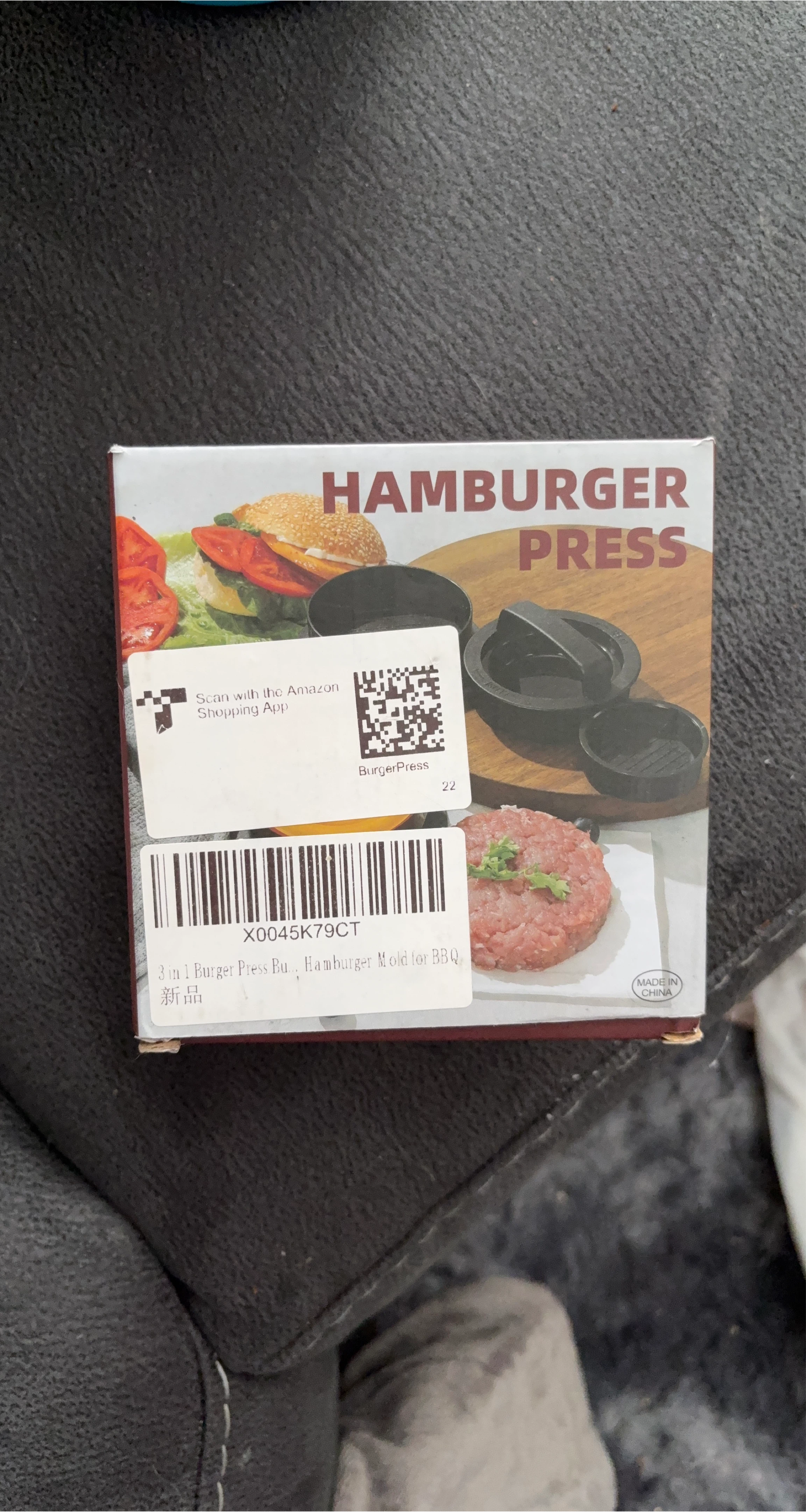 Hamburger Press 3-in-1 Burger Mold for BBQ