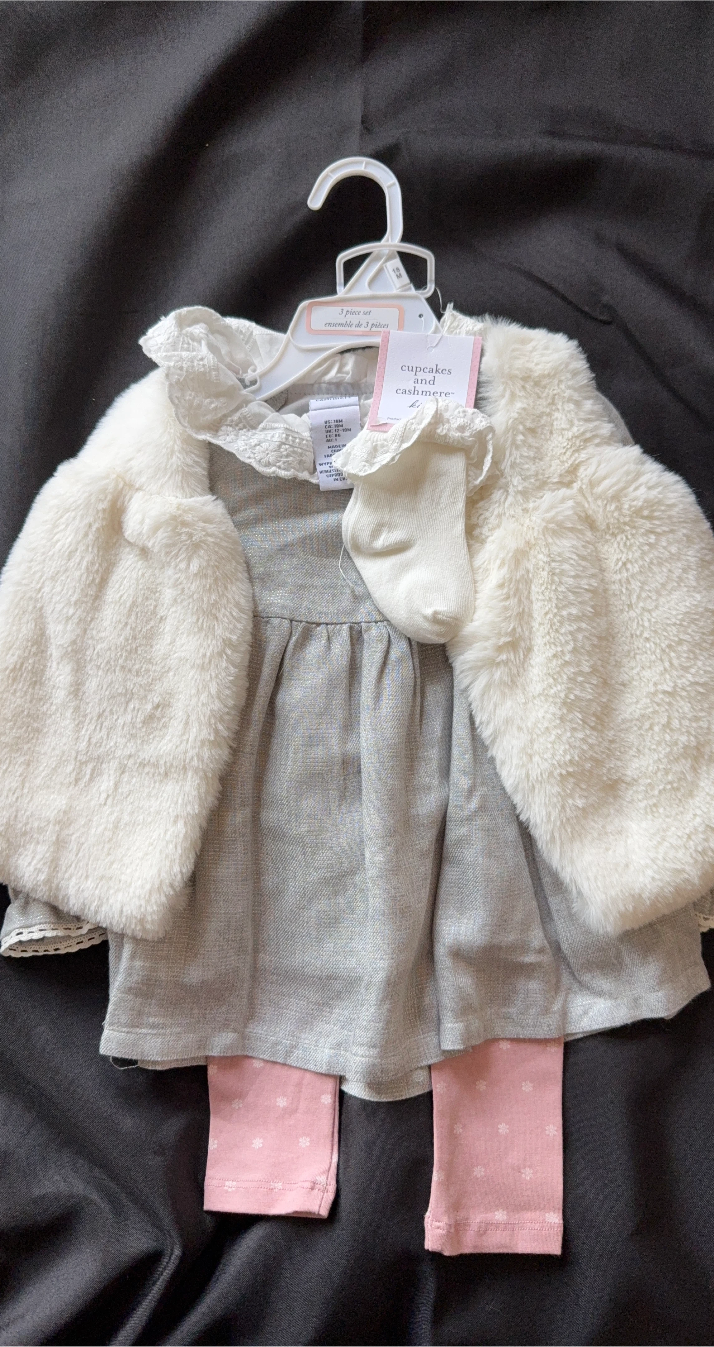 Cupcakes and Cashmere 18M Baby Girl 3-Piece Set