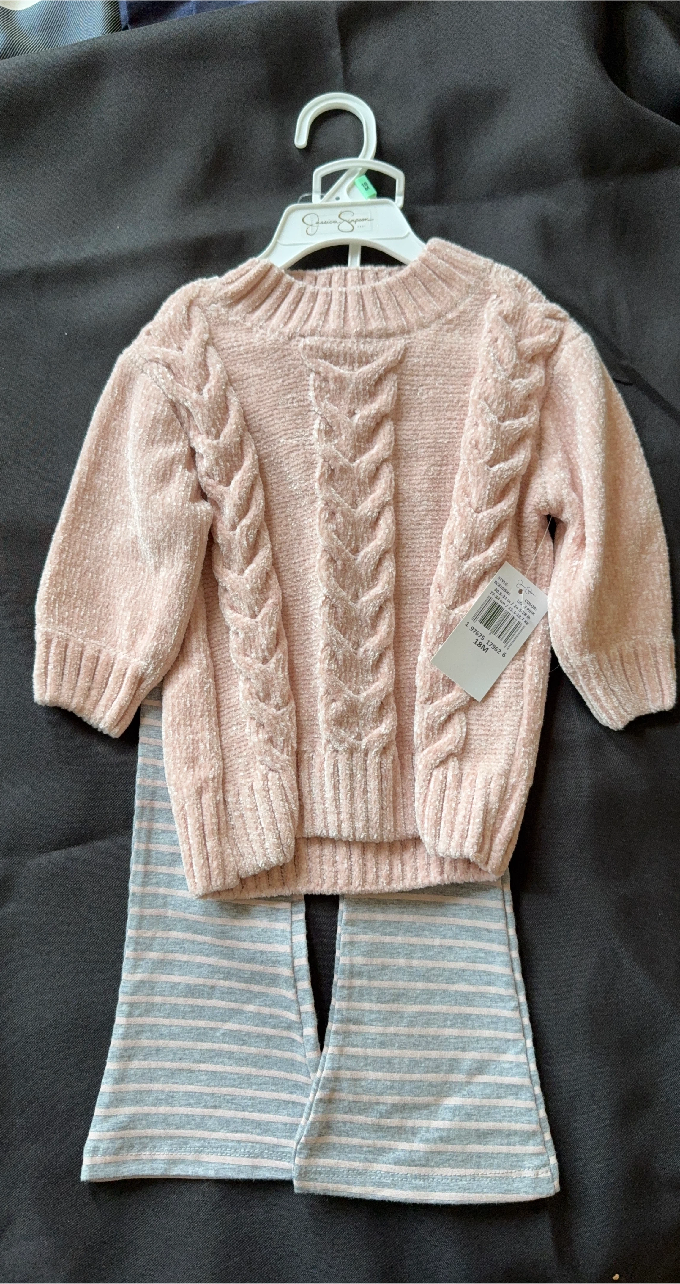 Baby Girl Sweater and Pants Set - 18M