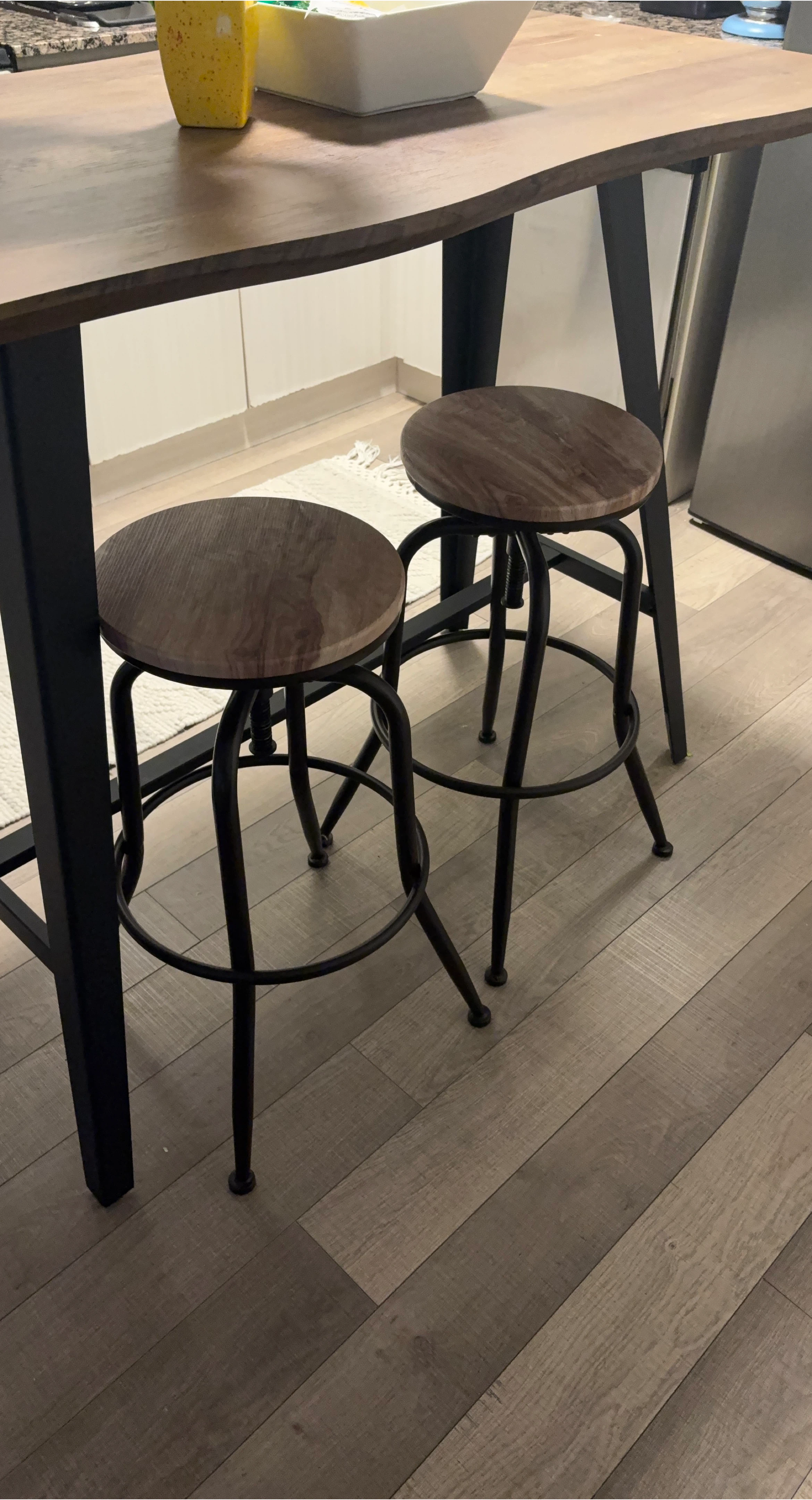Adjustable Bar Stools (Set of 2)