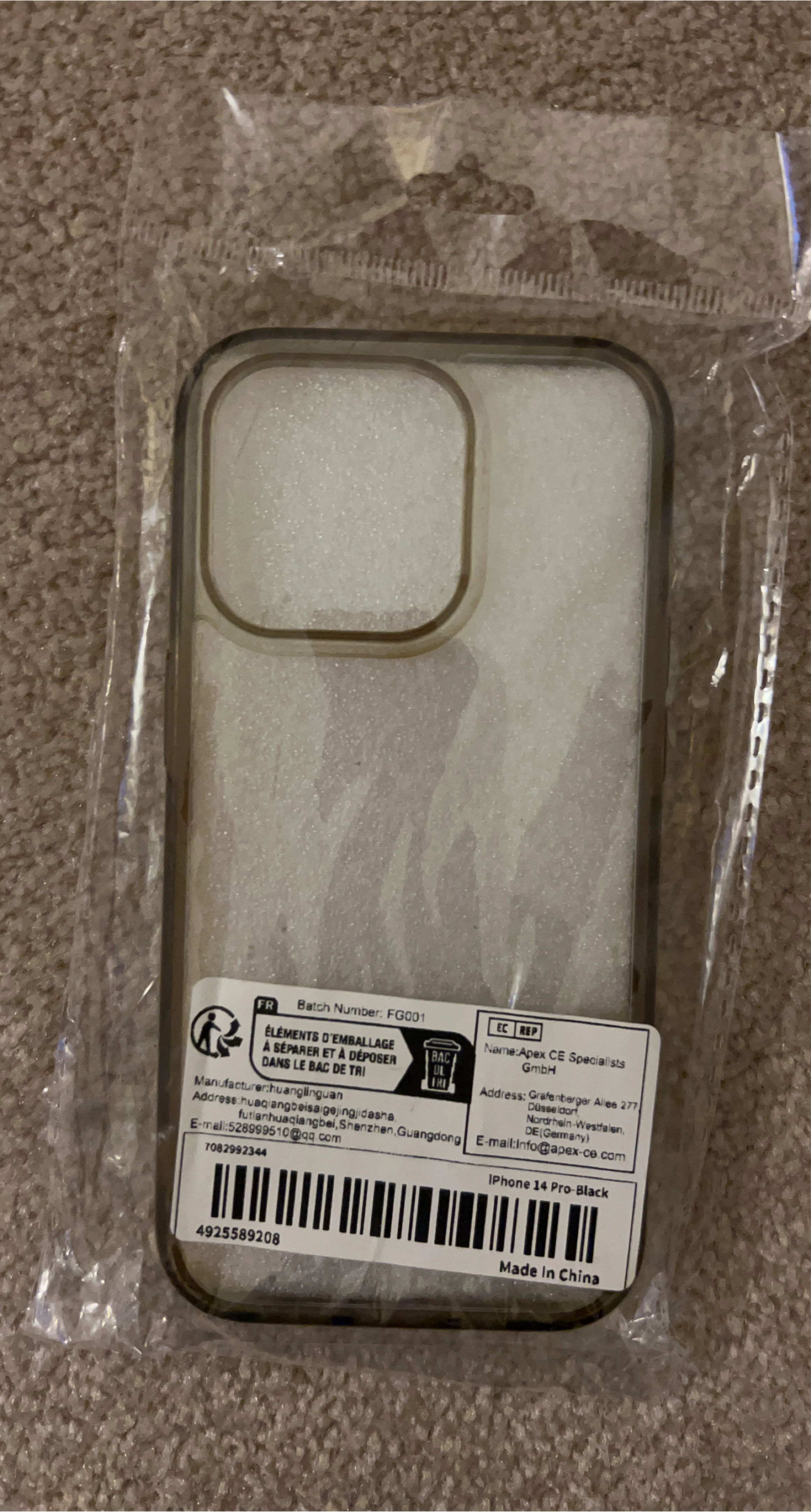 iPhone 14 Pro-Black Phone Case