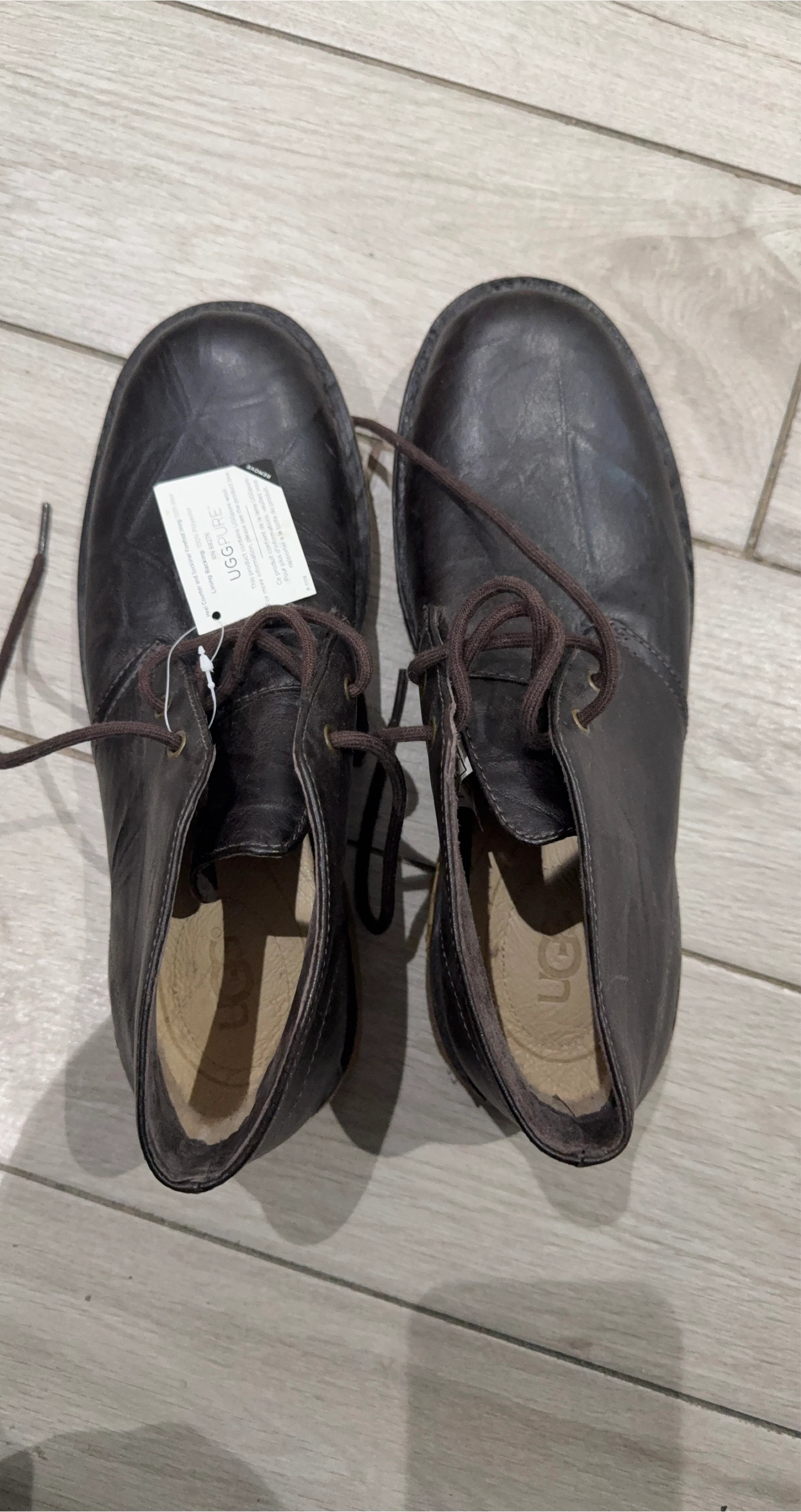 UGG Men's Chukka Boots - Dark Brown Leather