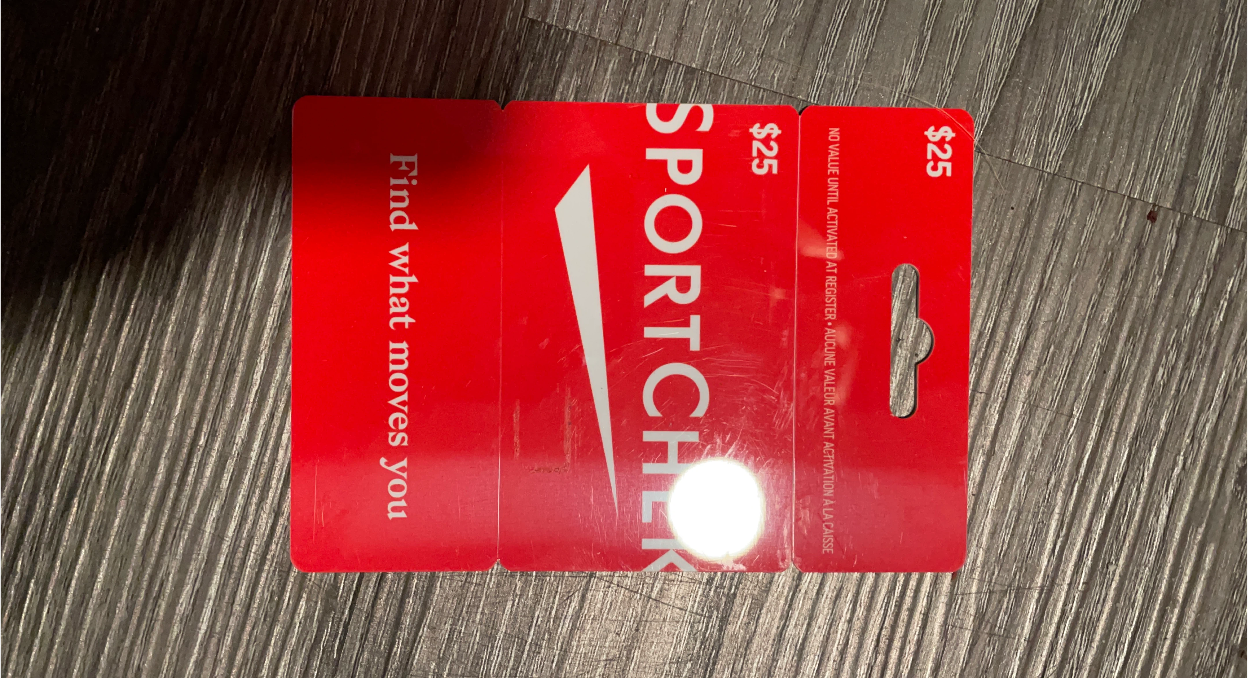 $25 Sport Chek Gift Card