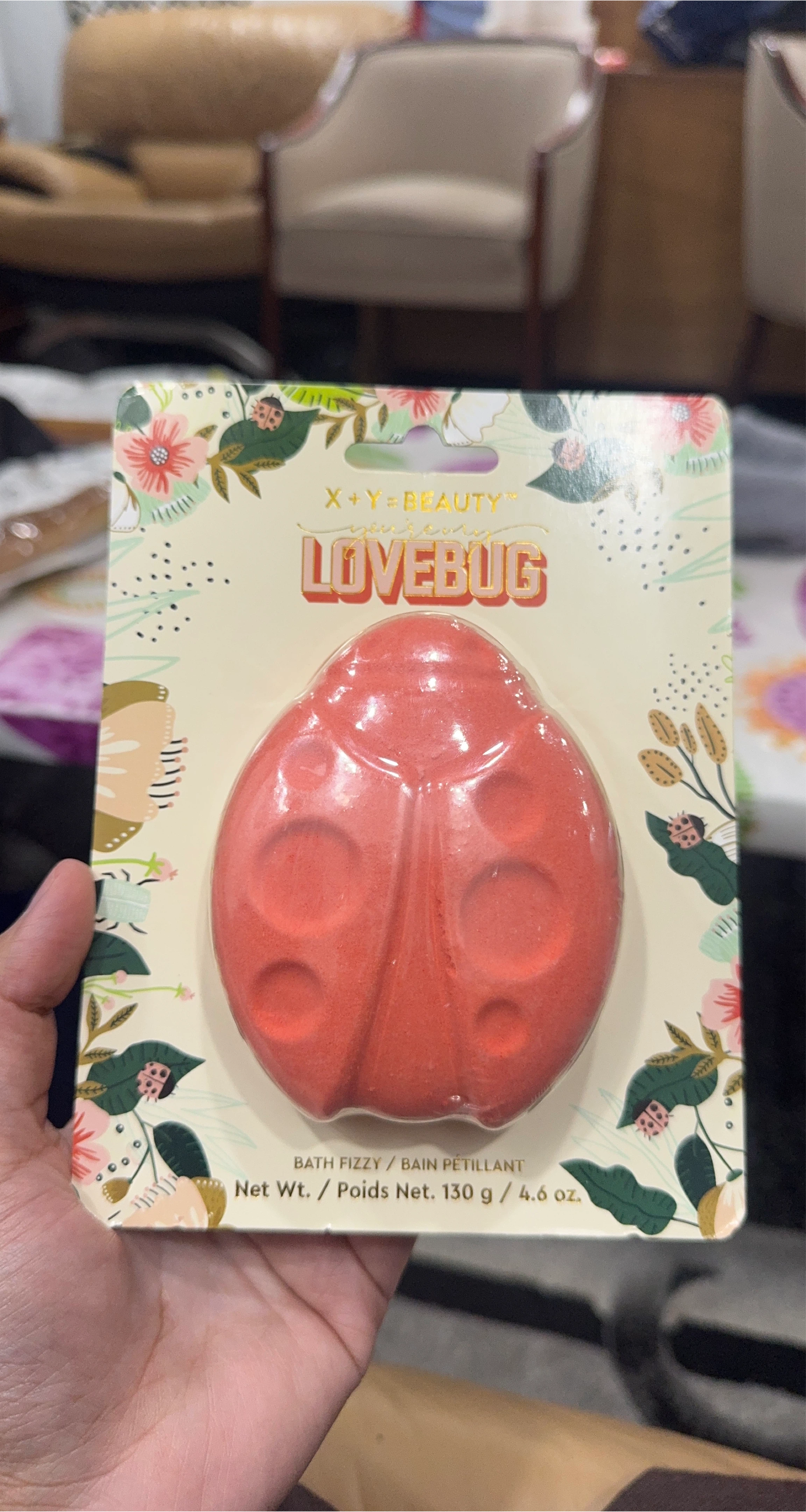 X+Y BEAUTY Lovebug Bath Fizzy - Watermelon & Raspberry