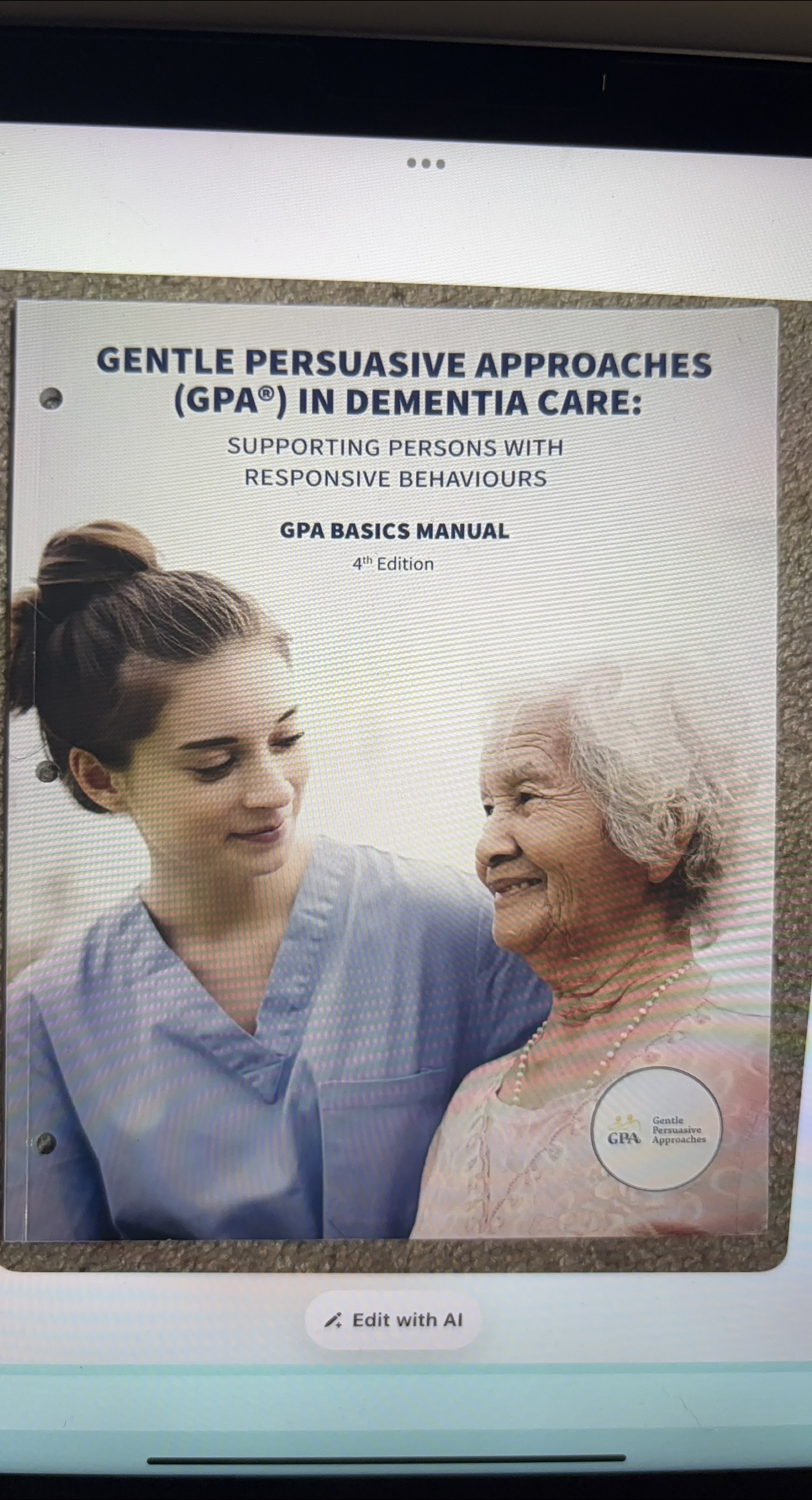 Gentle Persuasive Approaches (GPA) book