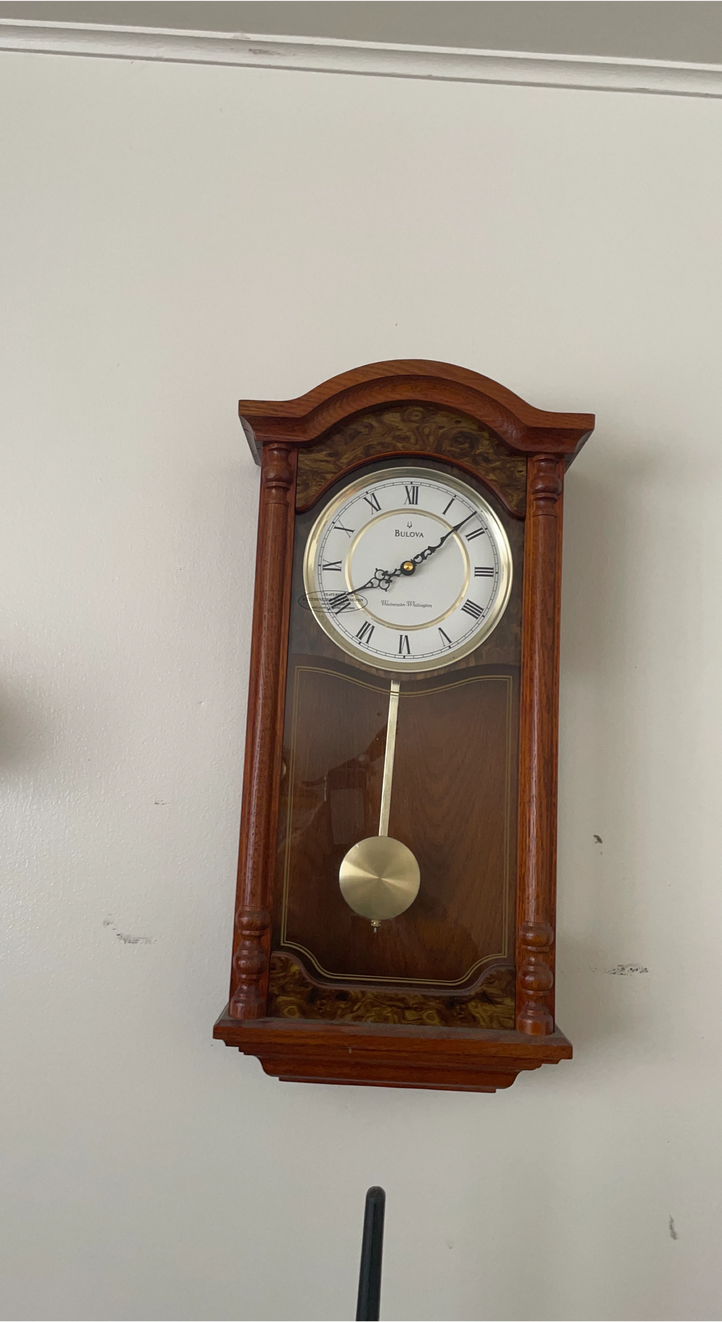 Bulova Westminster Pendulum Wall Clock